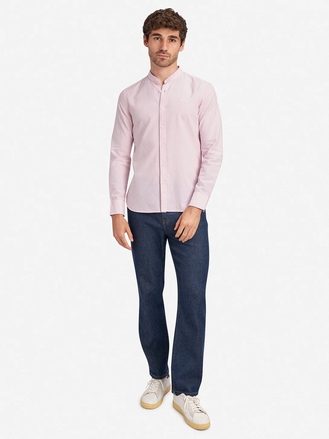 Aleks Heather Oxford Shirt - Image 5