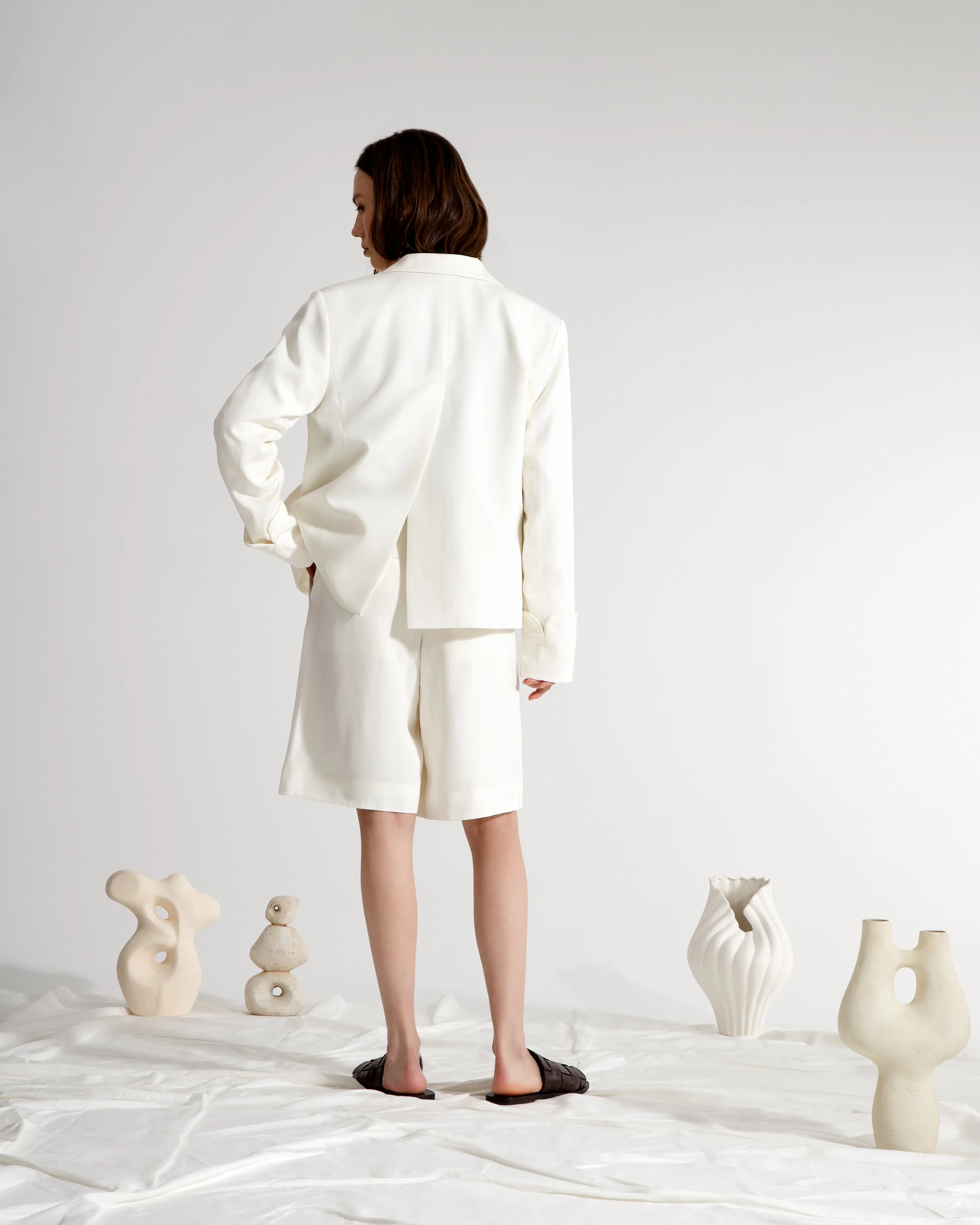 Back Vent Boxy Blazer - Image 3