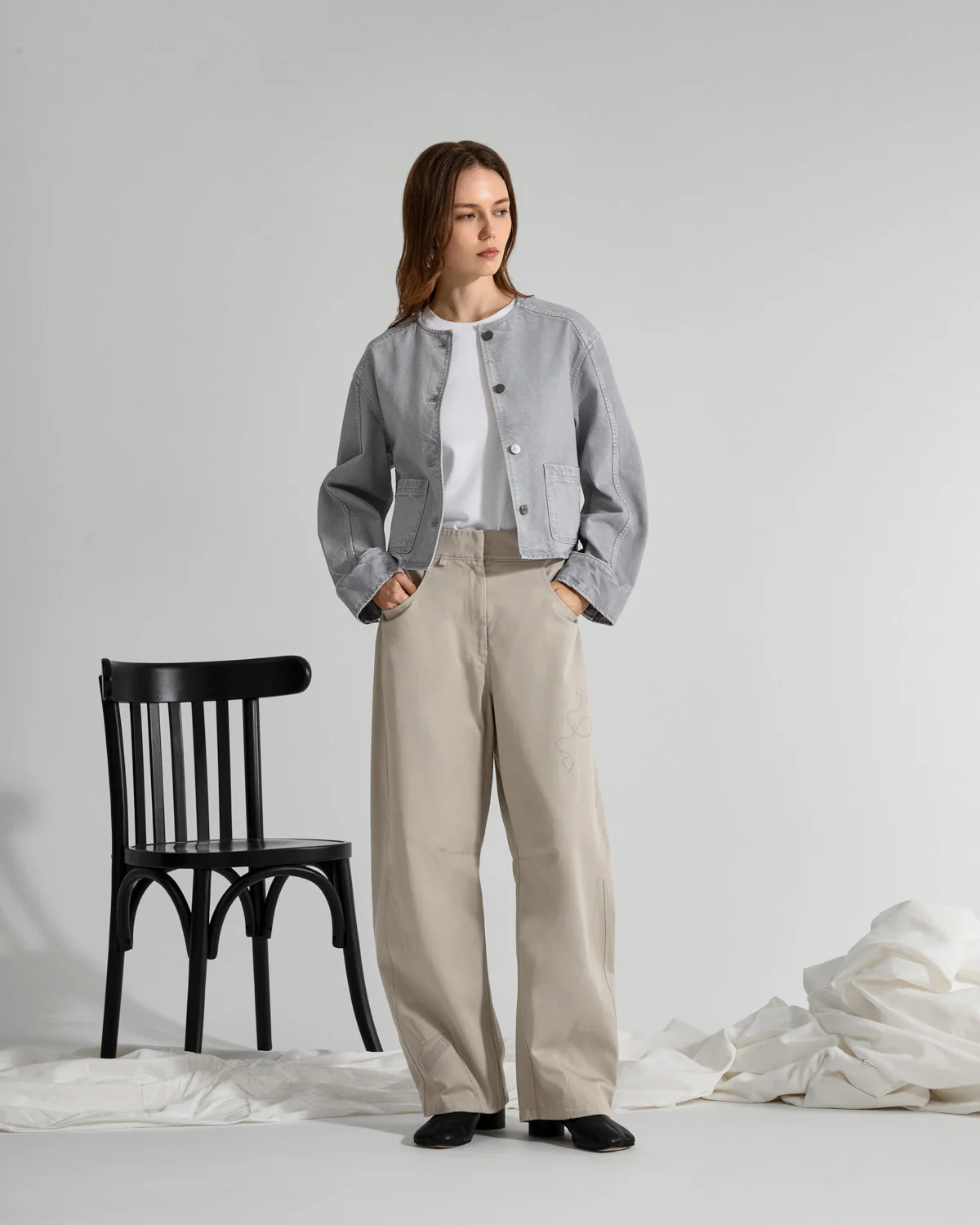 Relaxed Fit Denim Jacket - Image 2