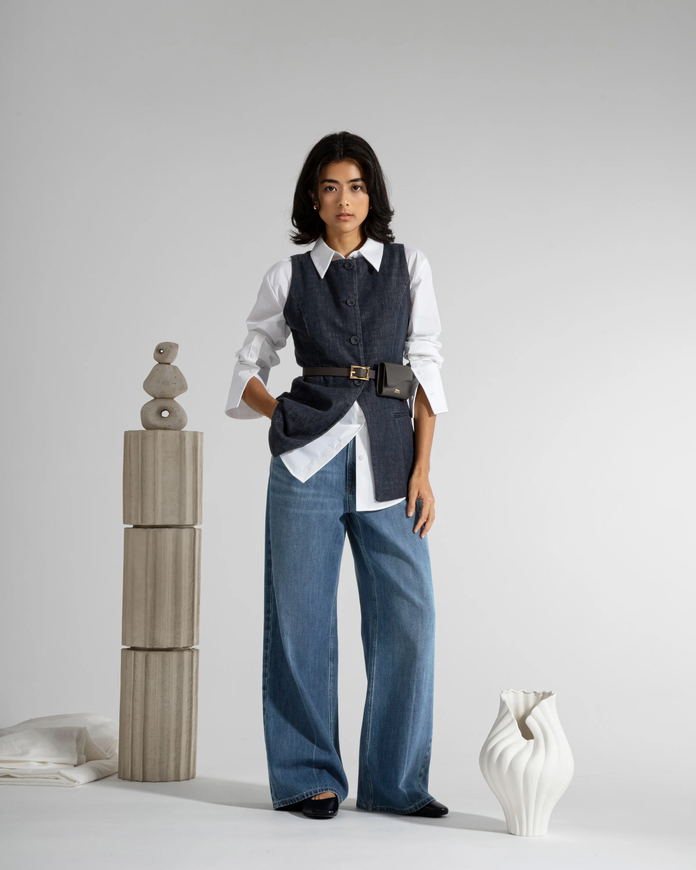 Denim Waistcoat - Image 3