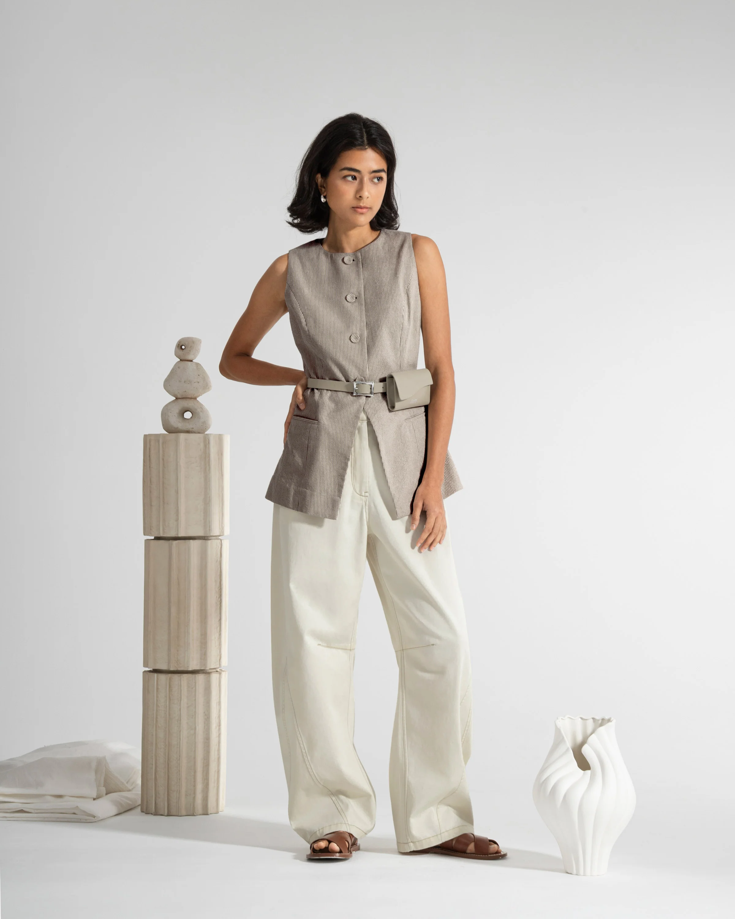 Striped Waistcoat - Image 2