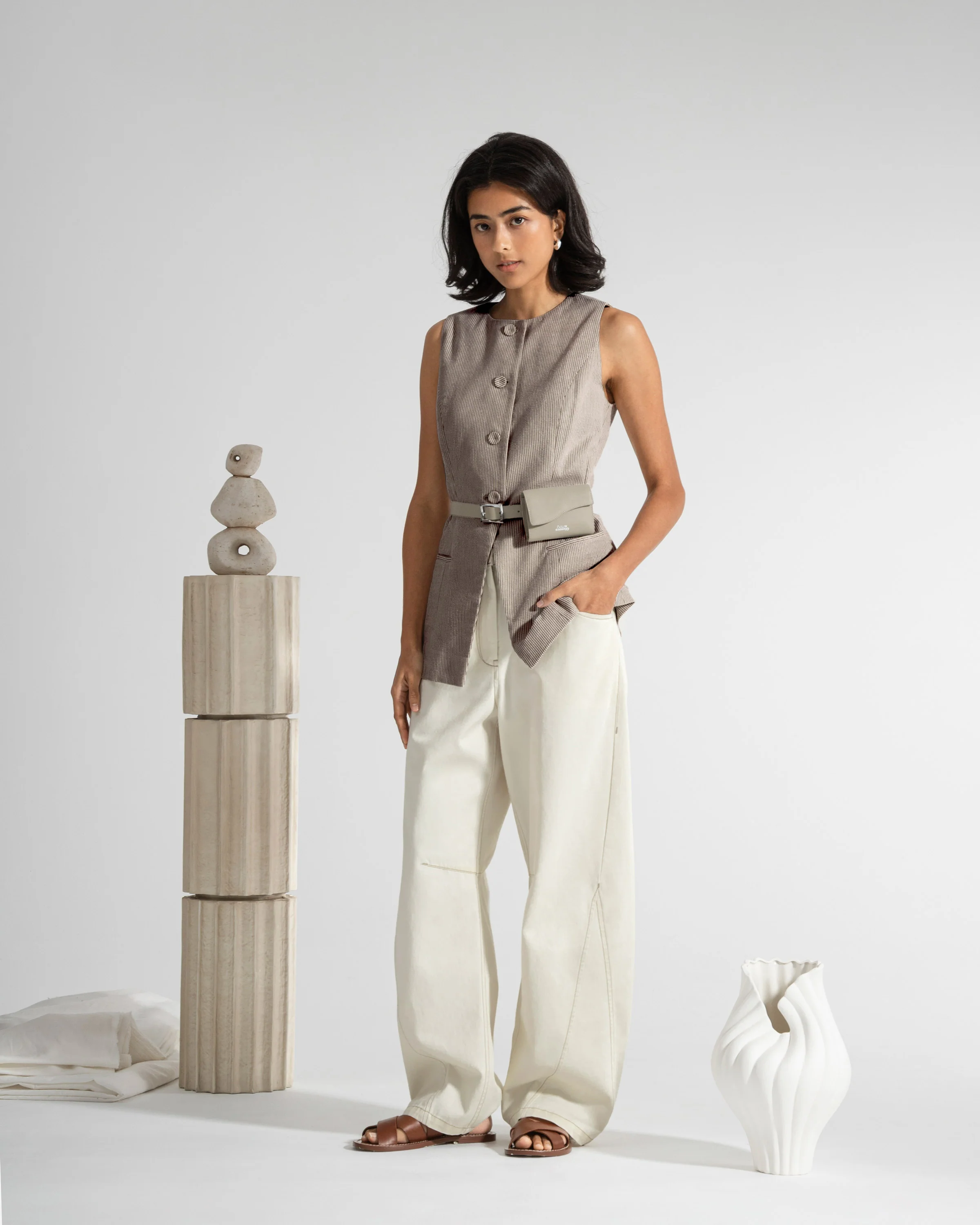 Striped Waistcoat - Image 3