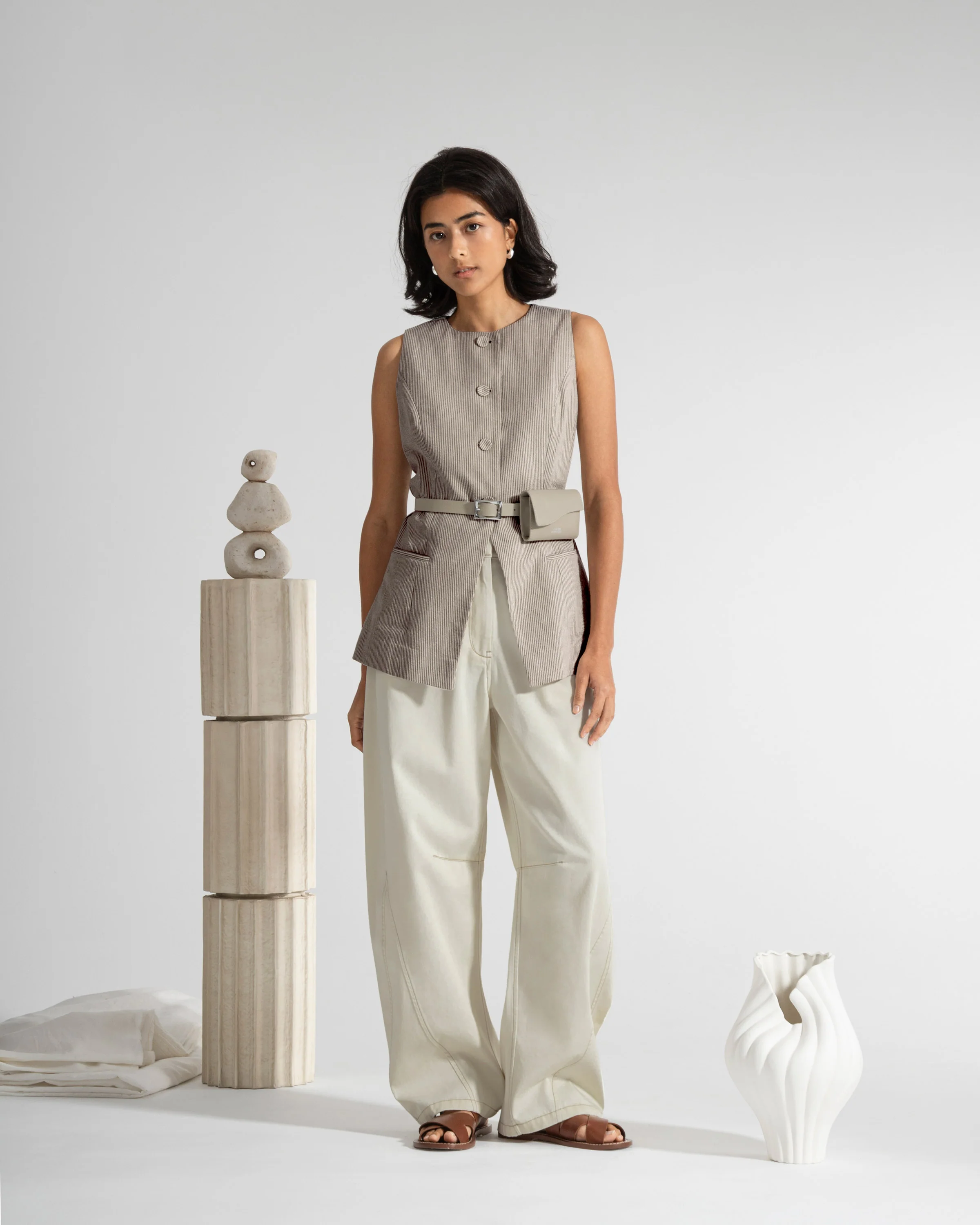 Striped Waistcoat - Image 4