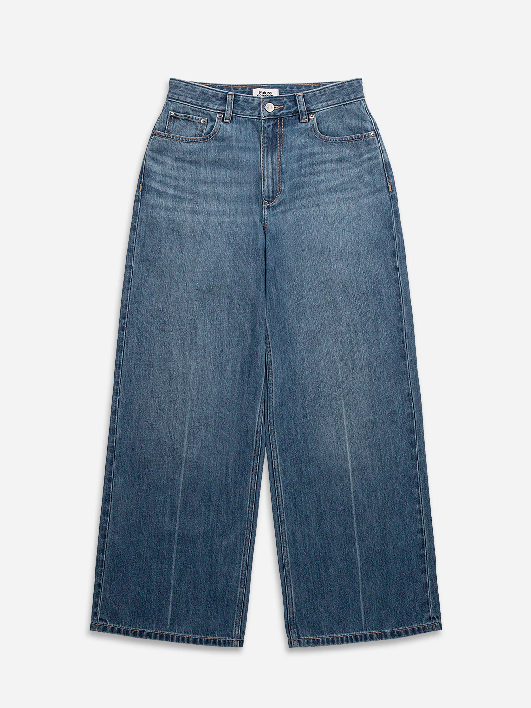 Loose Fit Jeans Mid-Indigo