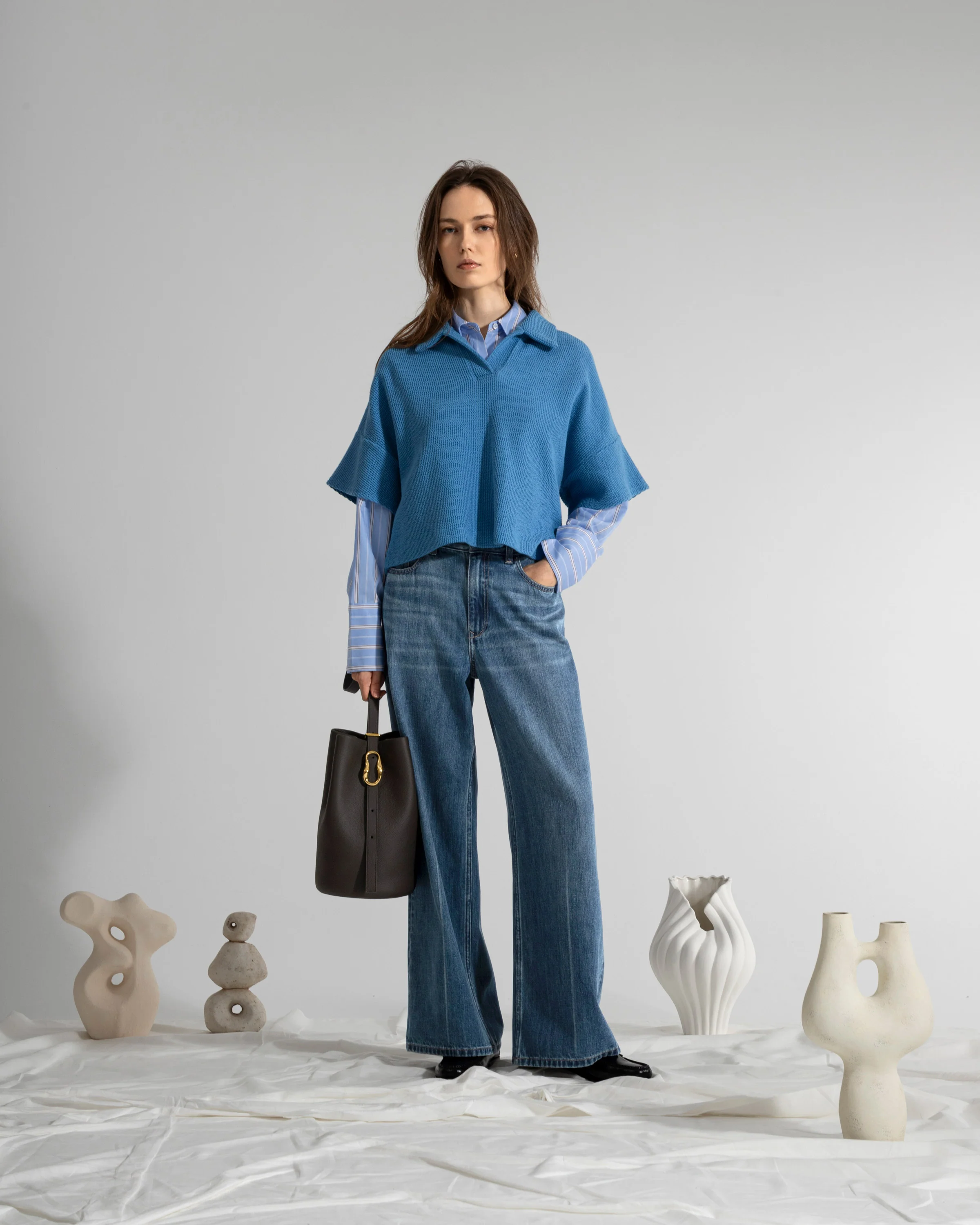 Loose Fit Jeans Mid-Indigo - Image 2