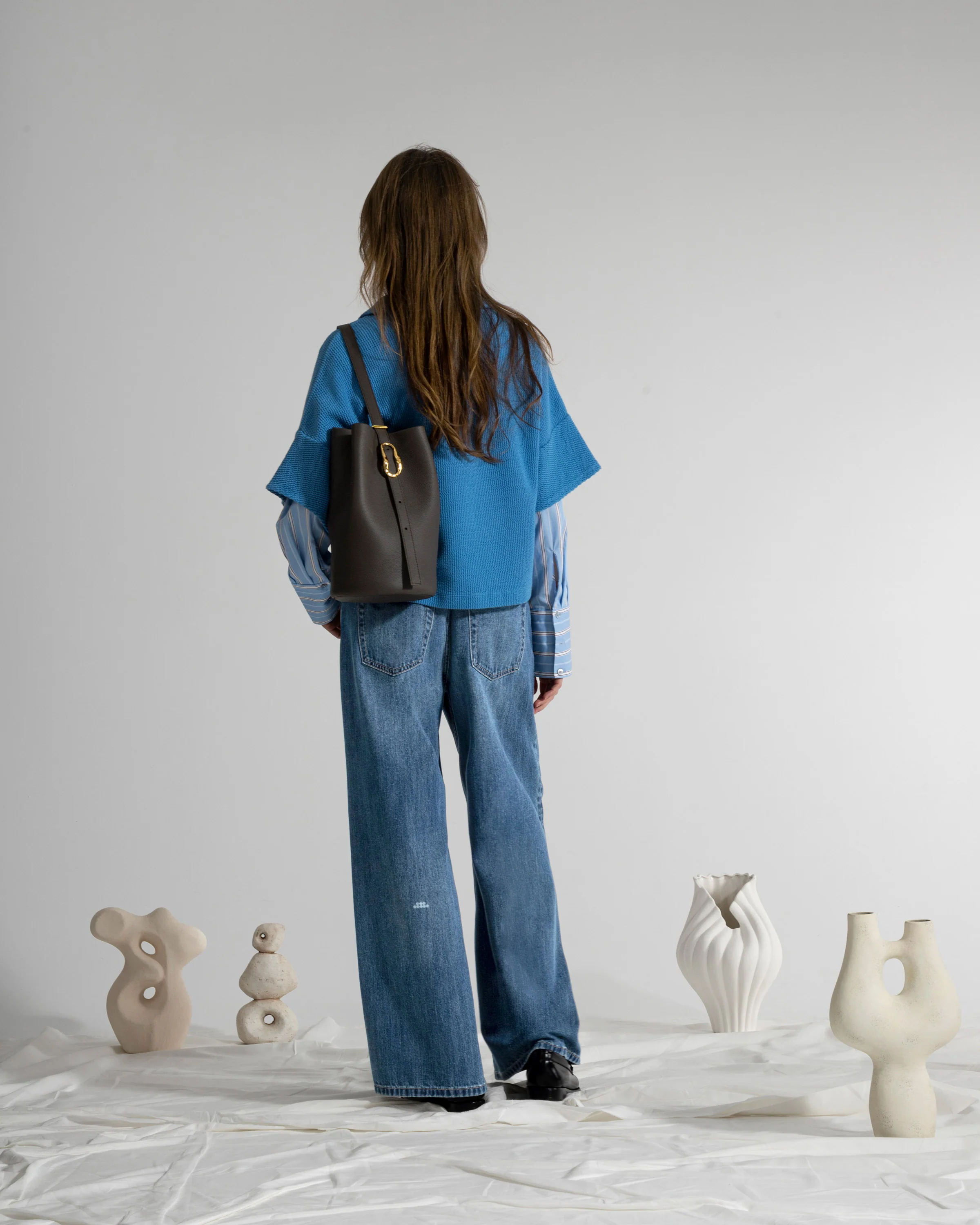 Loose Fit Jeans Mid-Indigo - Image 4