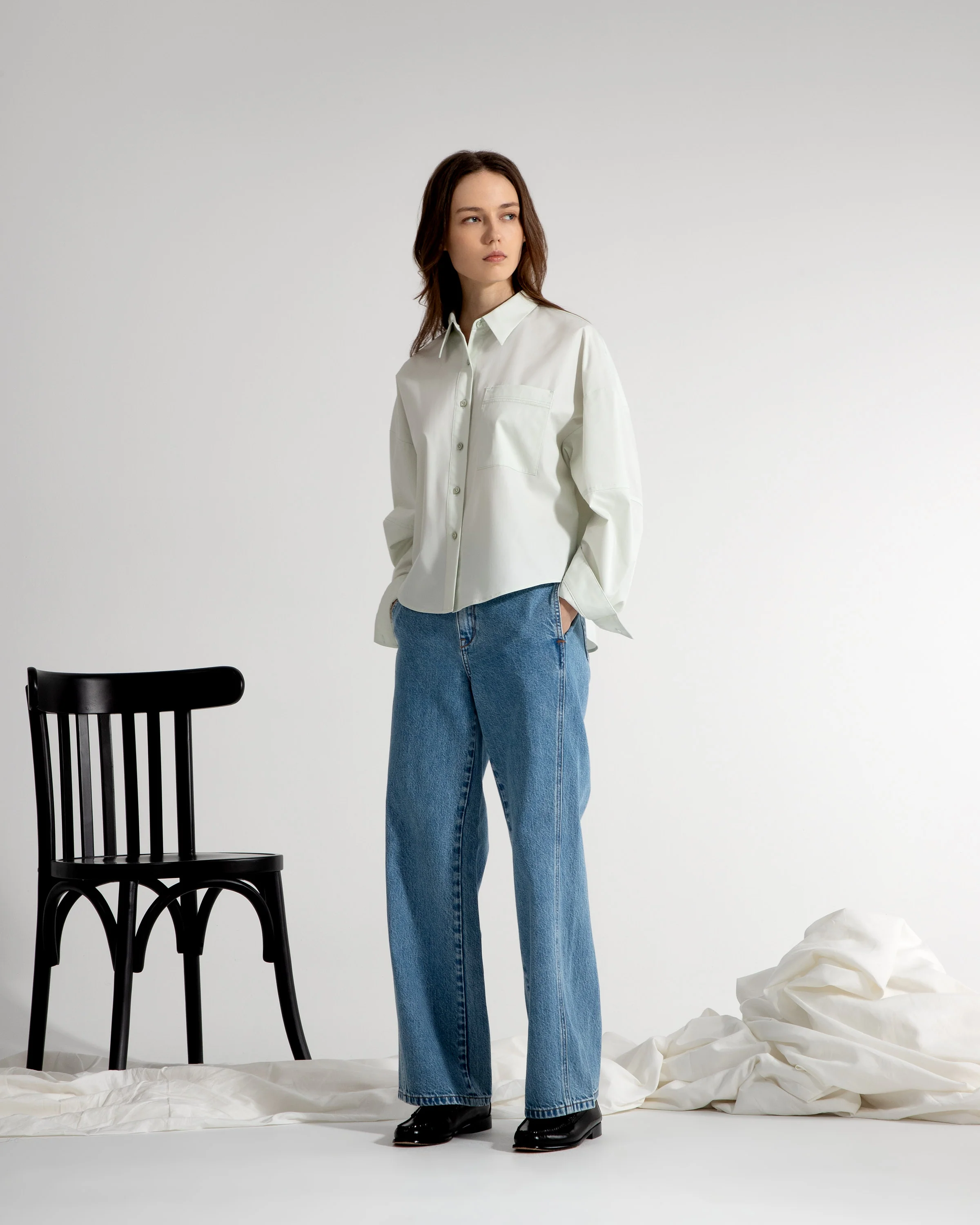 Twisted Panel Jeans - Image 3