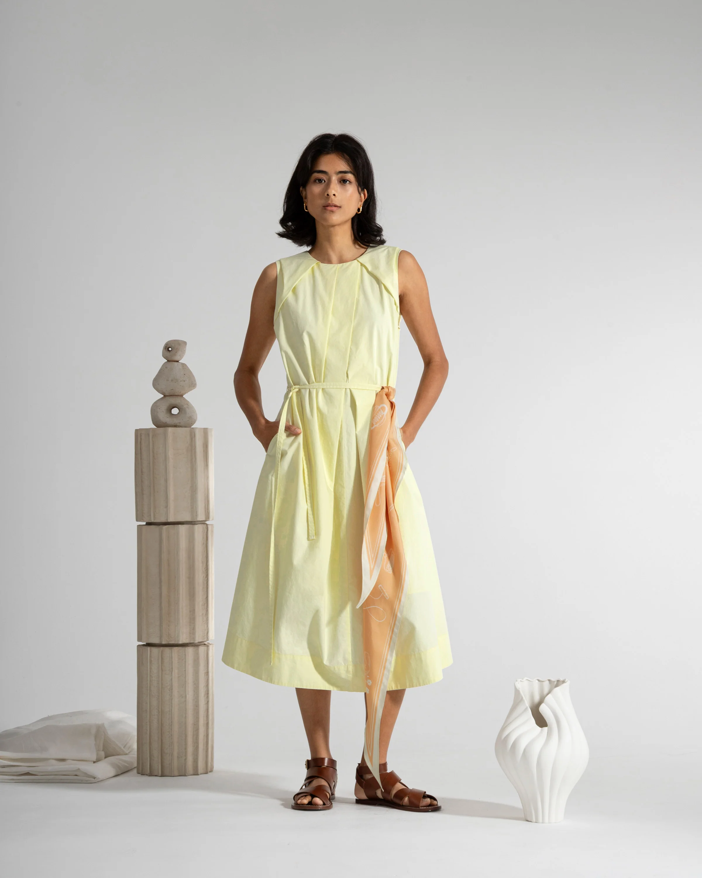 Pleated Dress - Image 2
