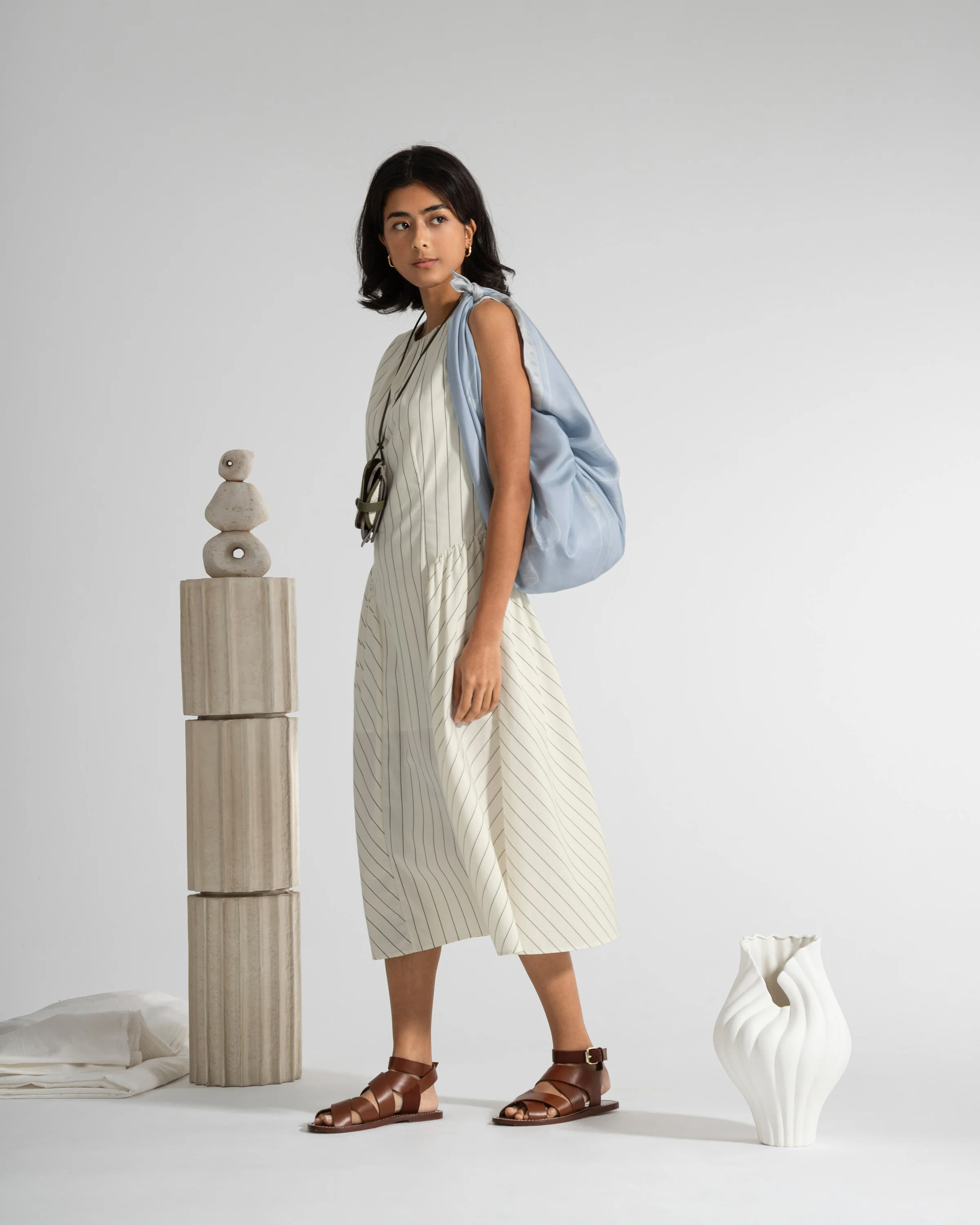 Panel Flared Dress - Image 3