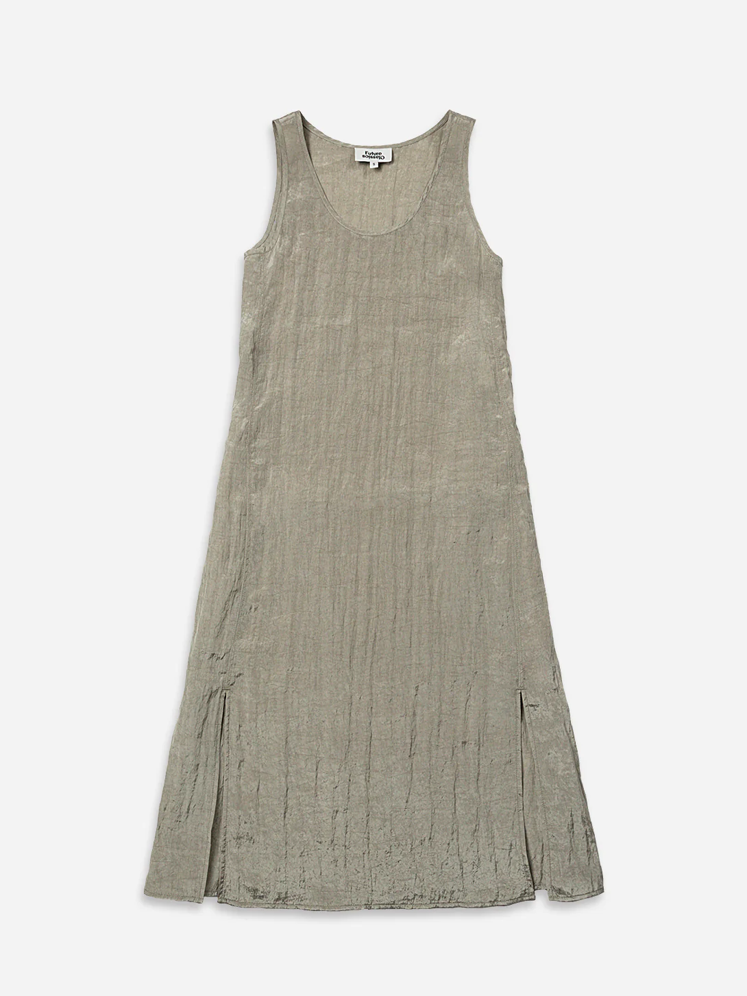 Crinkle Slit Dress - Image 6