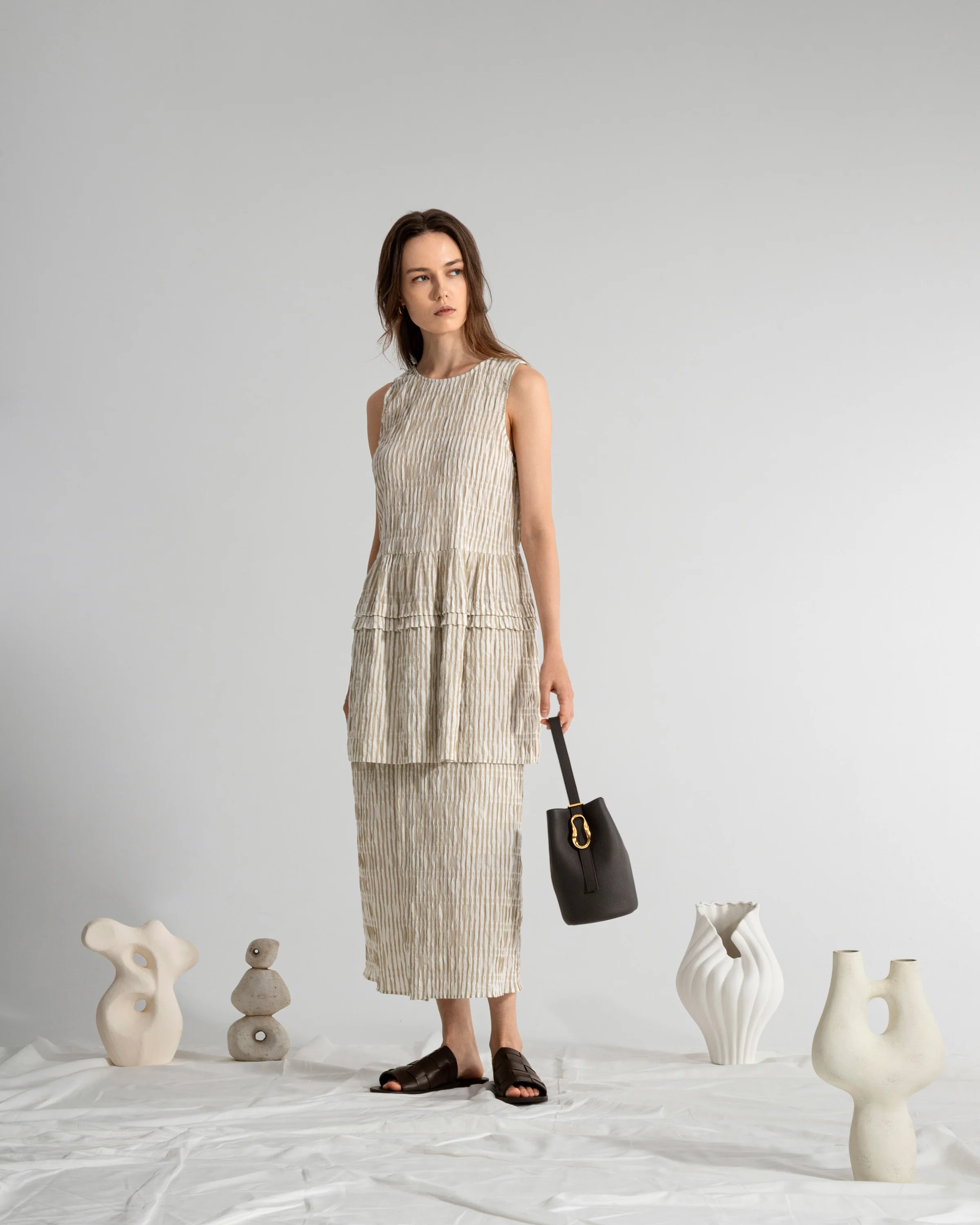 Striped Layer Dress - Image 3