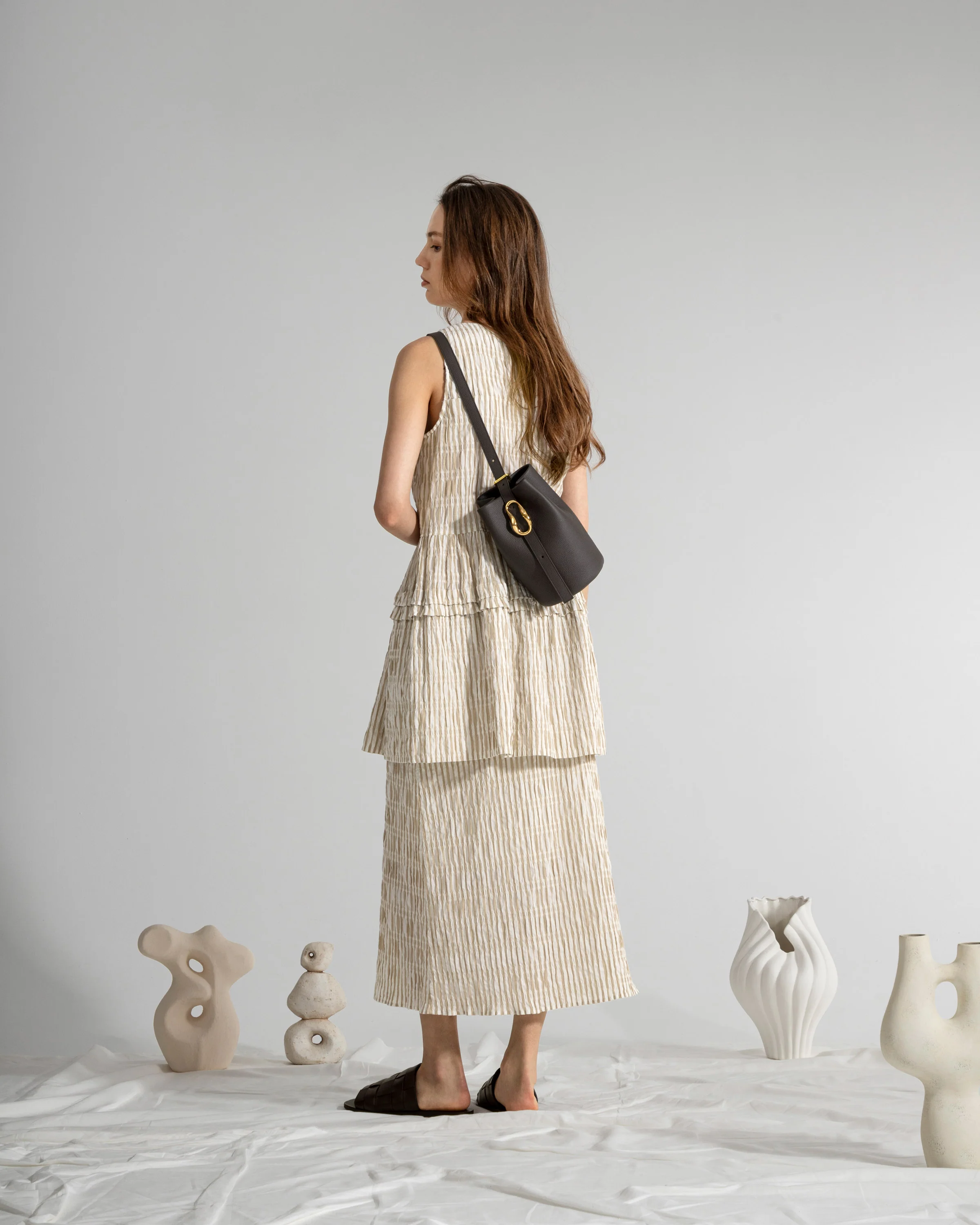 Striped Layer Dress - Image 4