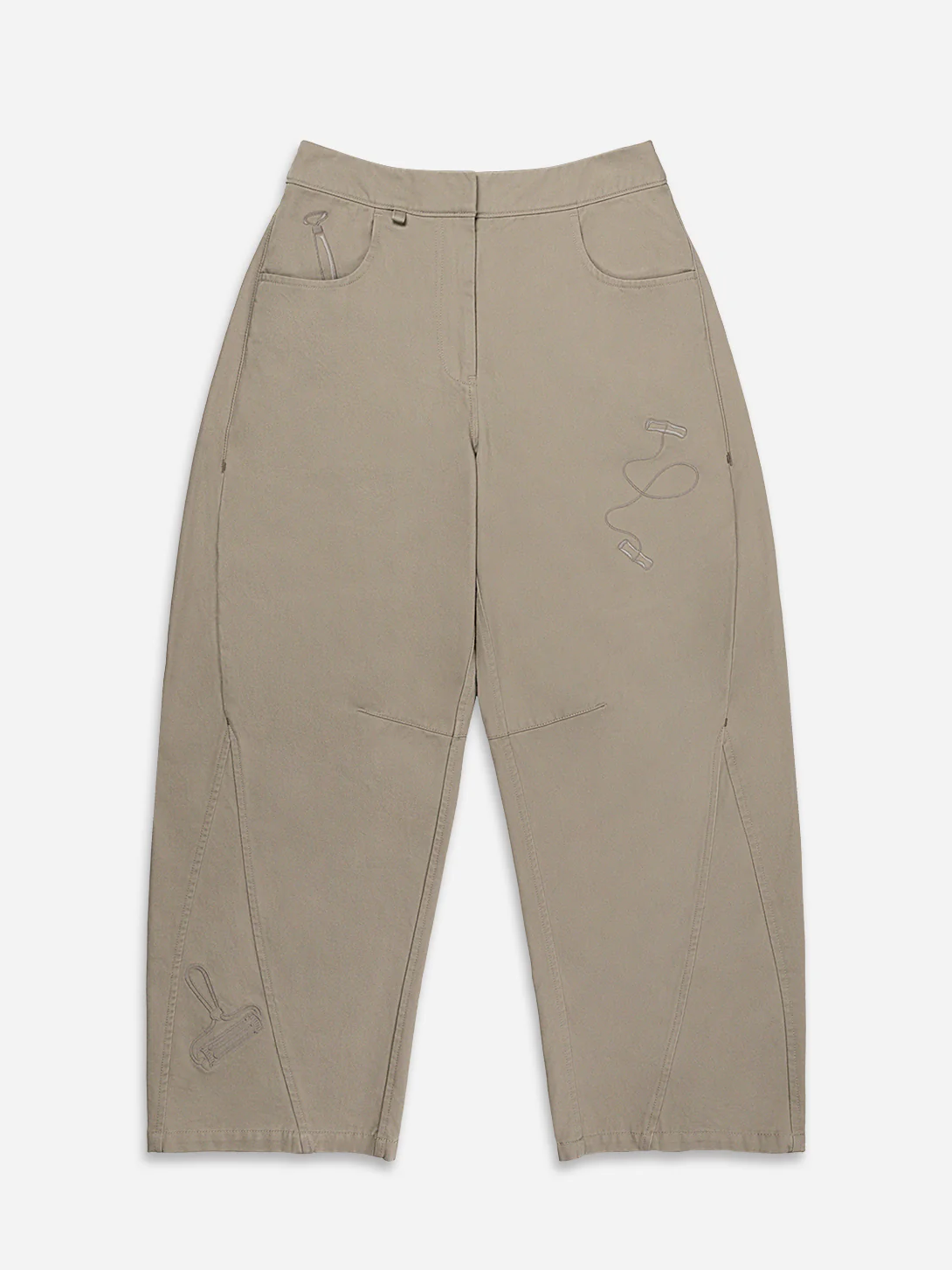 Oeuvres Embroidery Pants