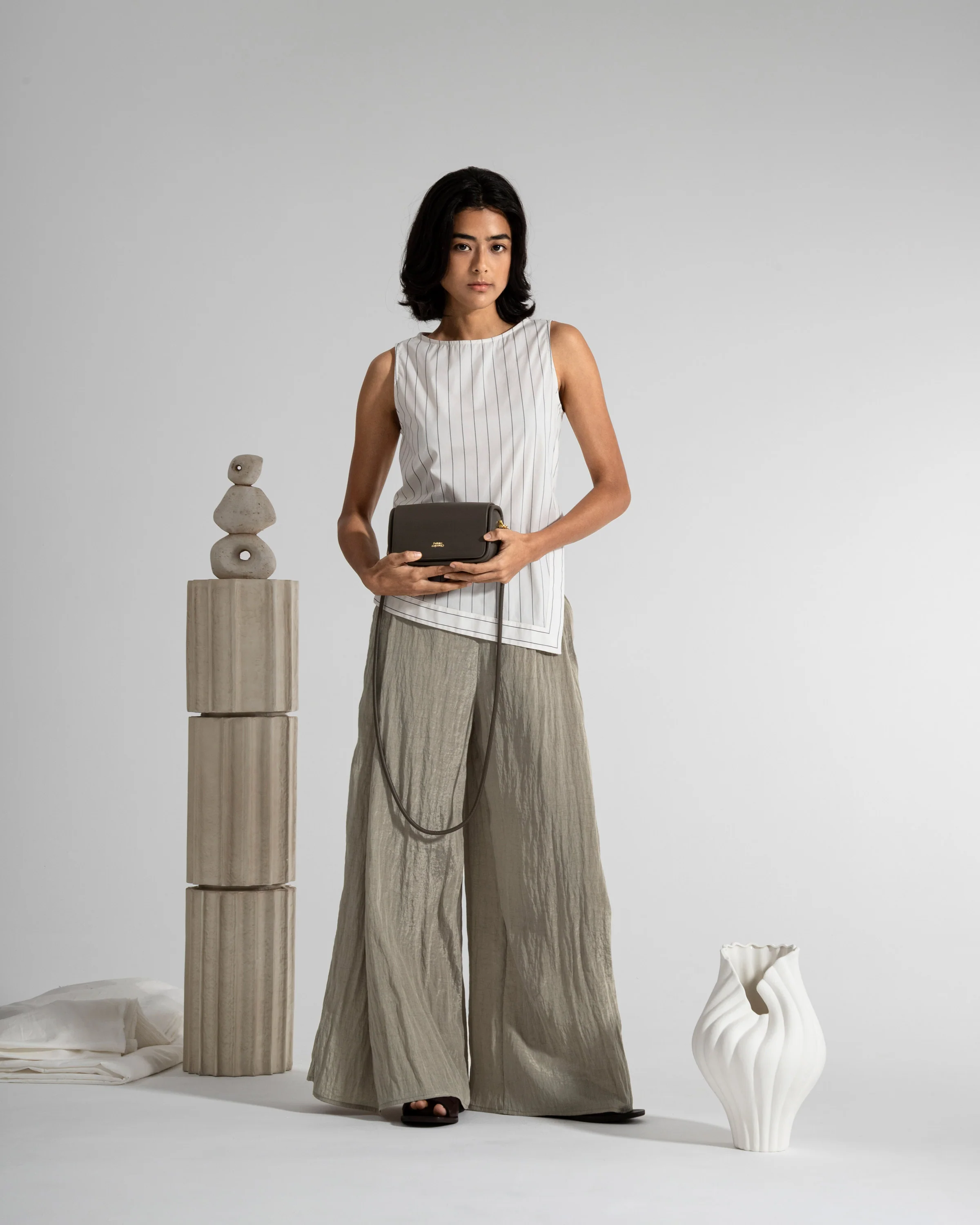 Crinkle Fluid Pants - Image 2