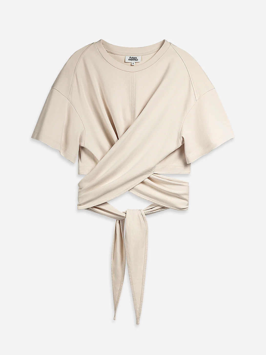 Cropped Wrap Tee