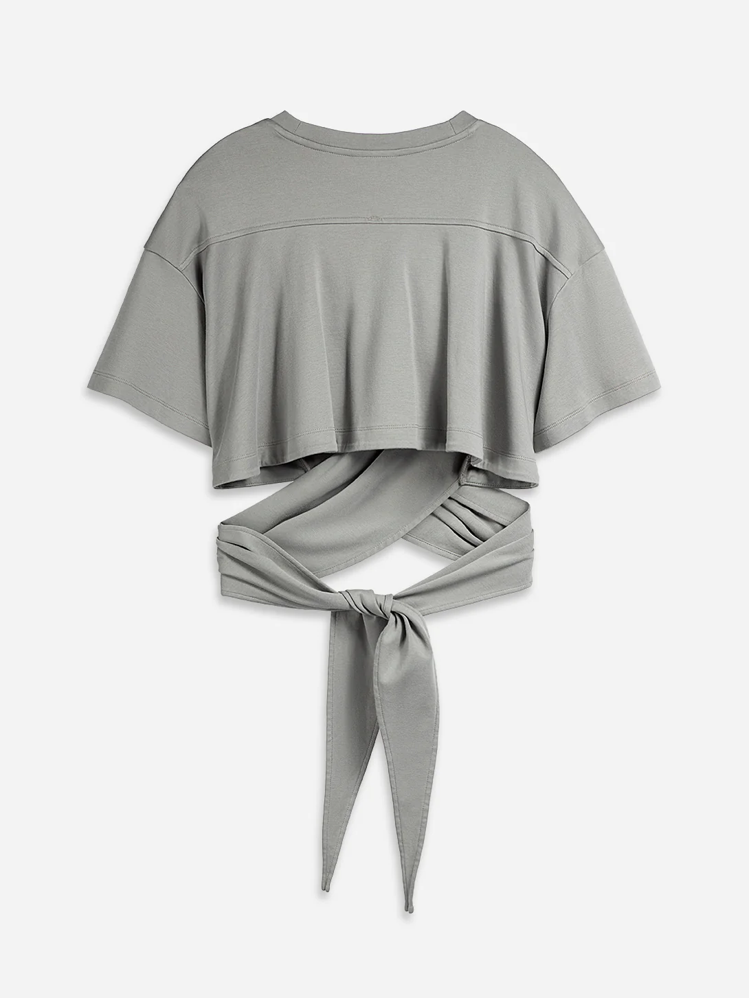 Cropped Wrap Tee - Image 3