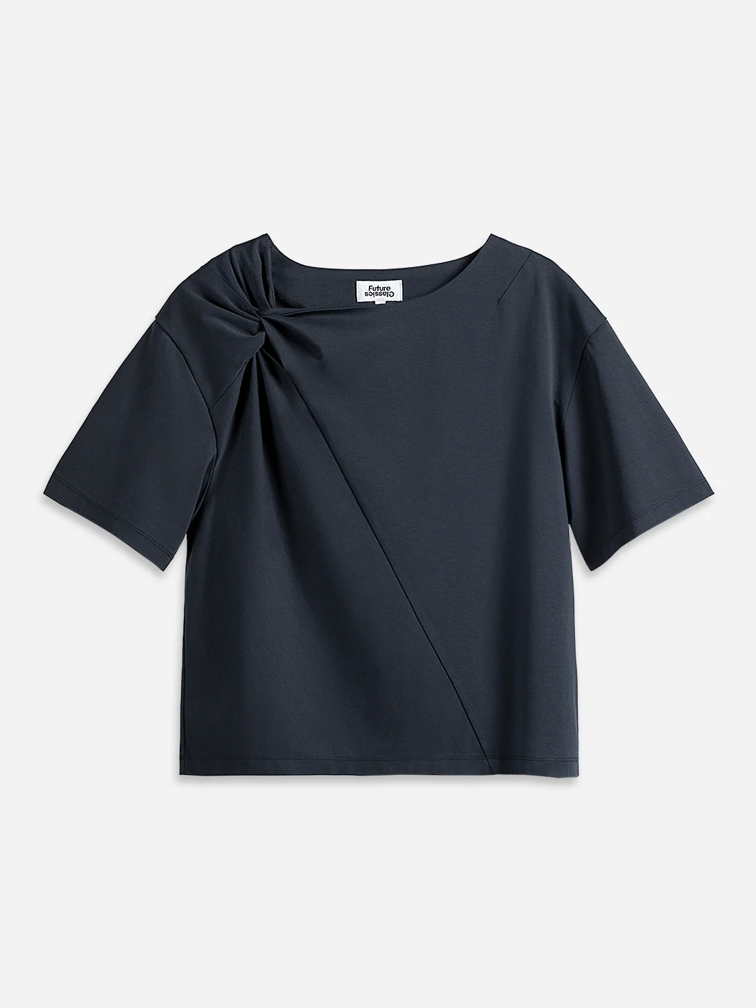 Knotted Shoulder SS Tee - Image 3