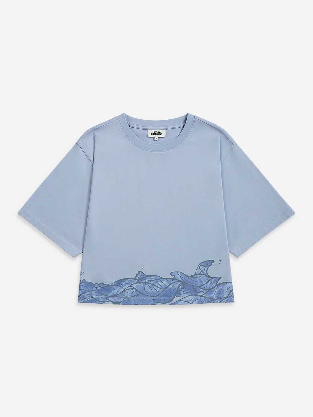 Wave Printed Boxy Tee - Image 3