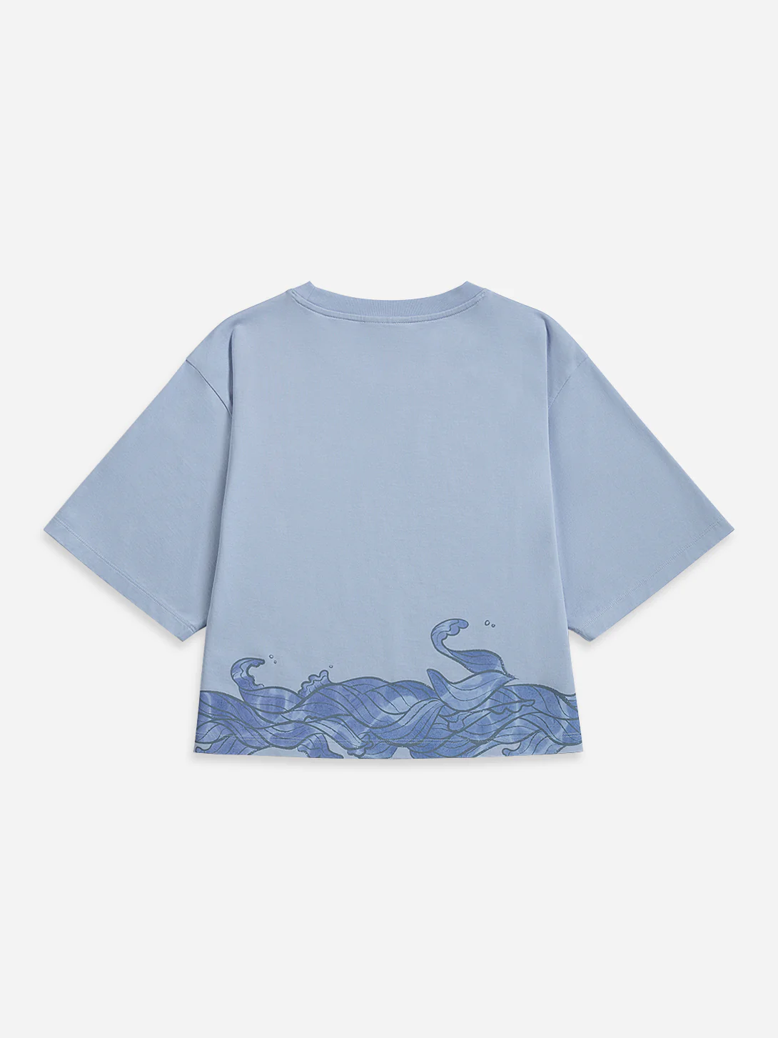 Wave Printed Boxy Tee - Image 4