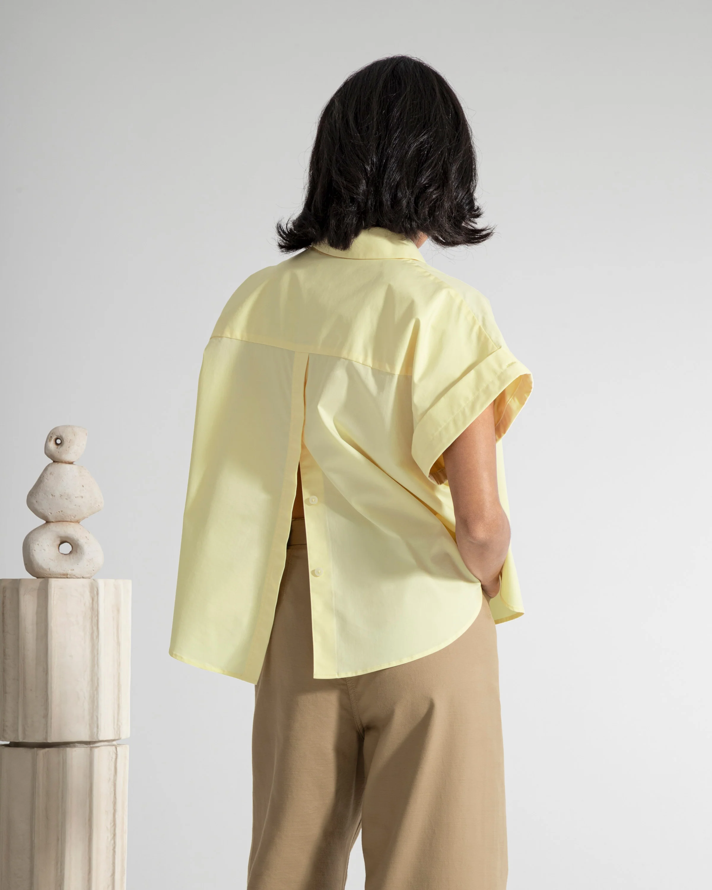 Back Slit SS Shirt - Image 4