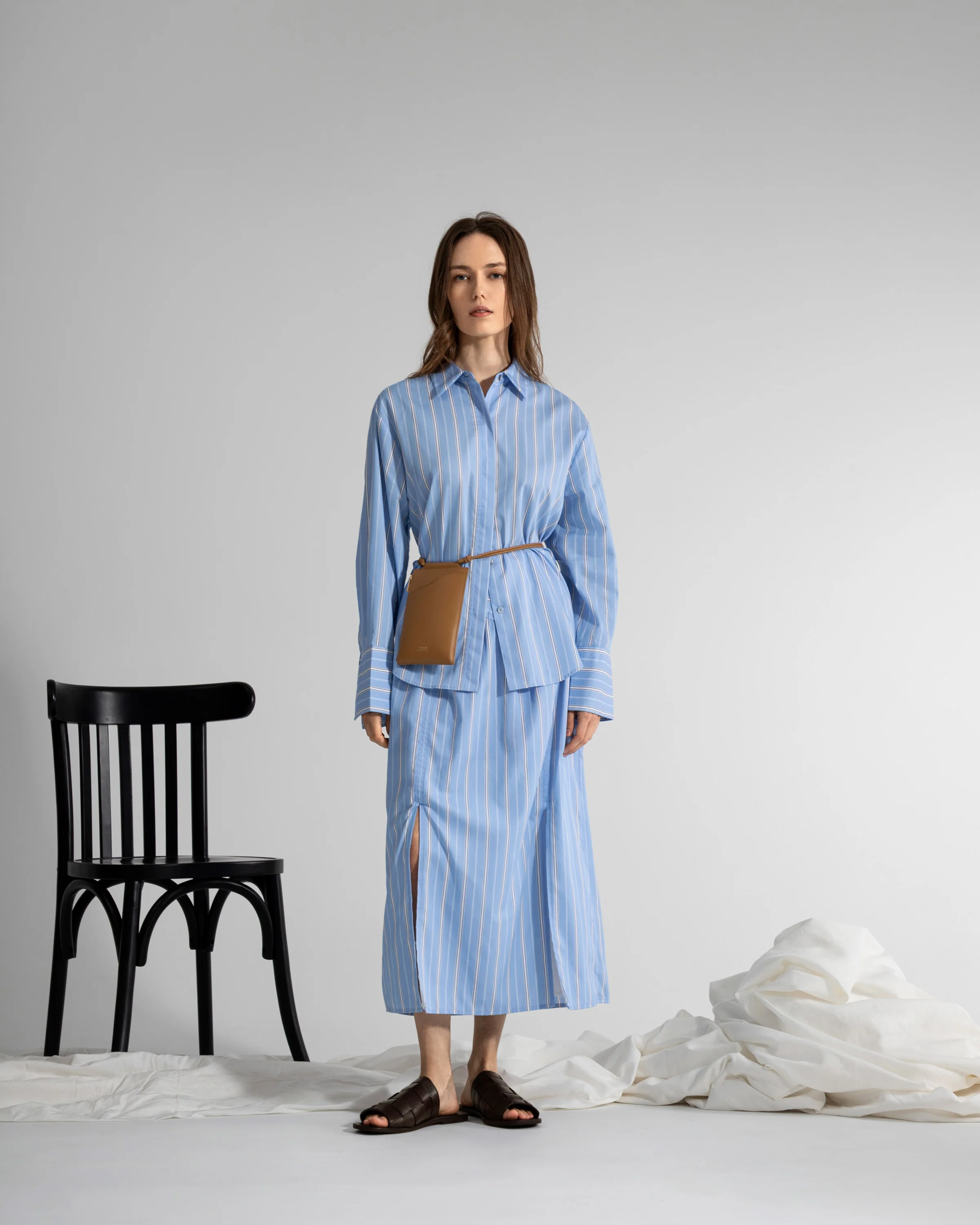 Striped Oversized Shirt - Image 2