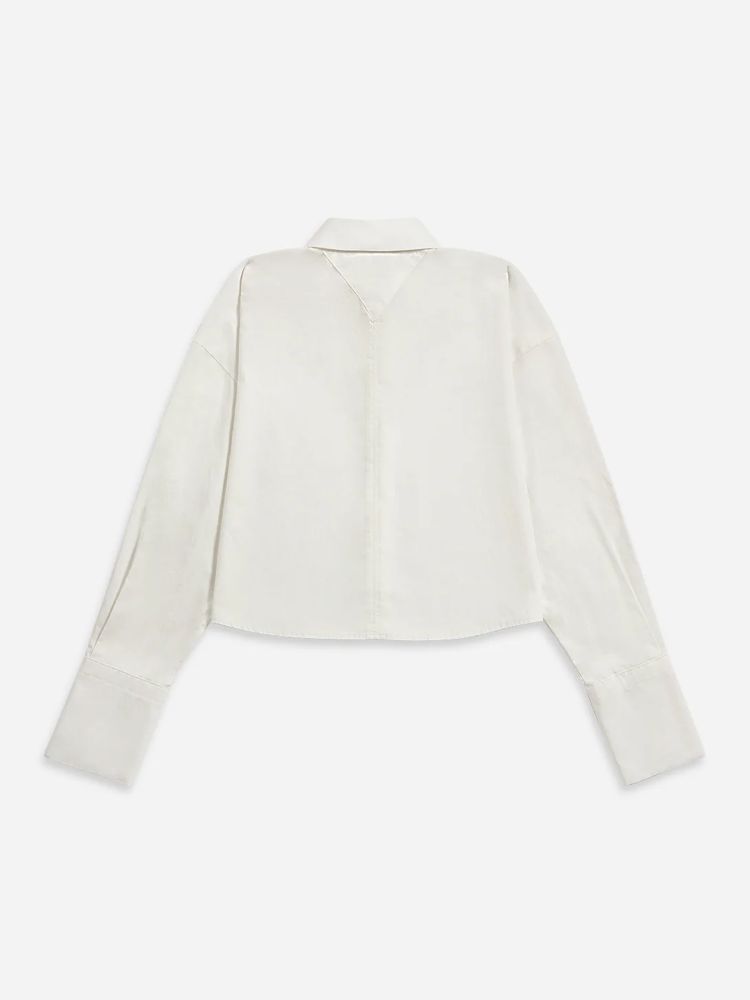 Split Sleeves Cropped Shirt - Image 4