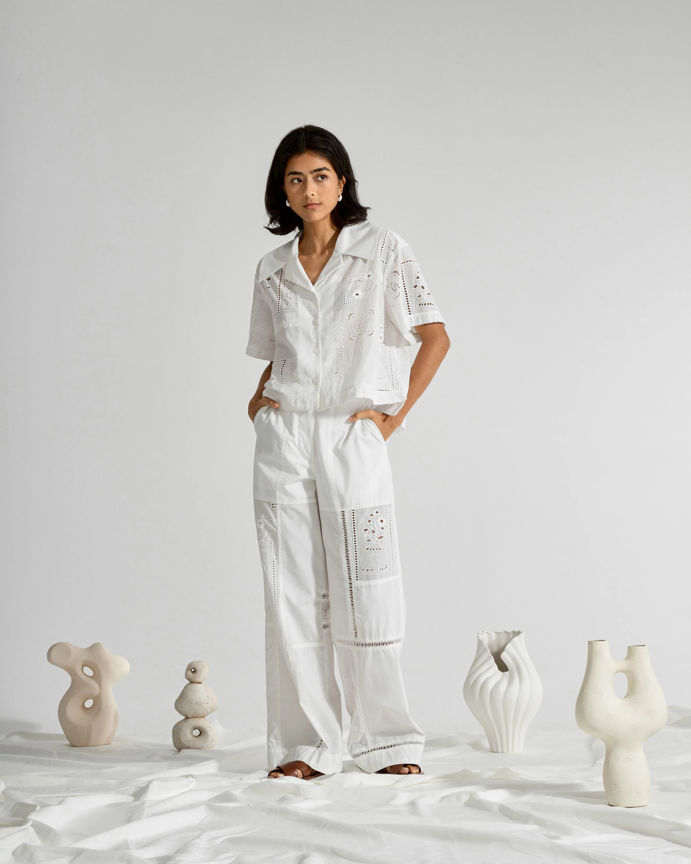 Camp Collar Oeuvres Shirt - Image 2