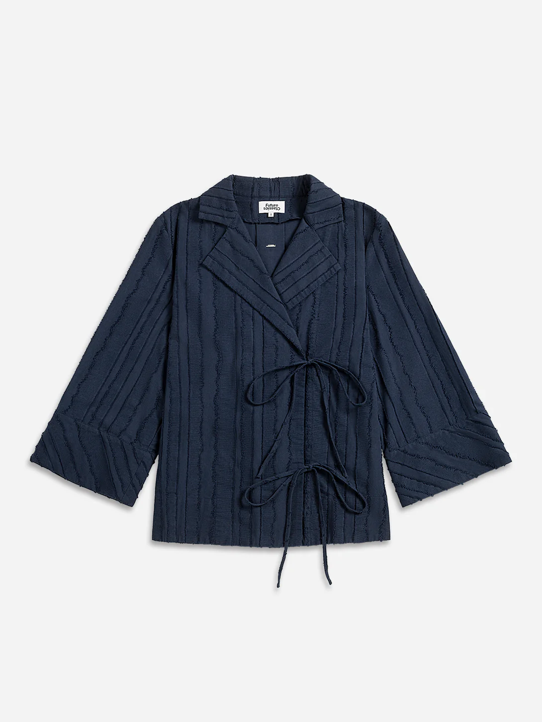 Textured Striped Overshirt - Image 3