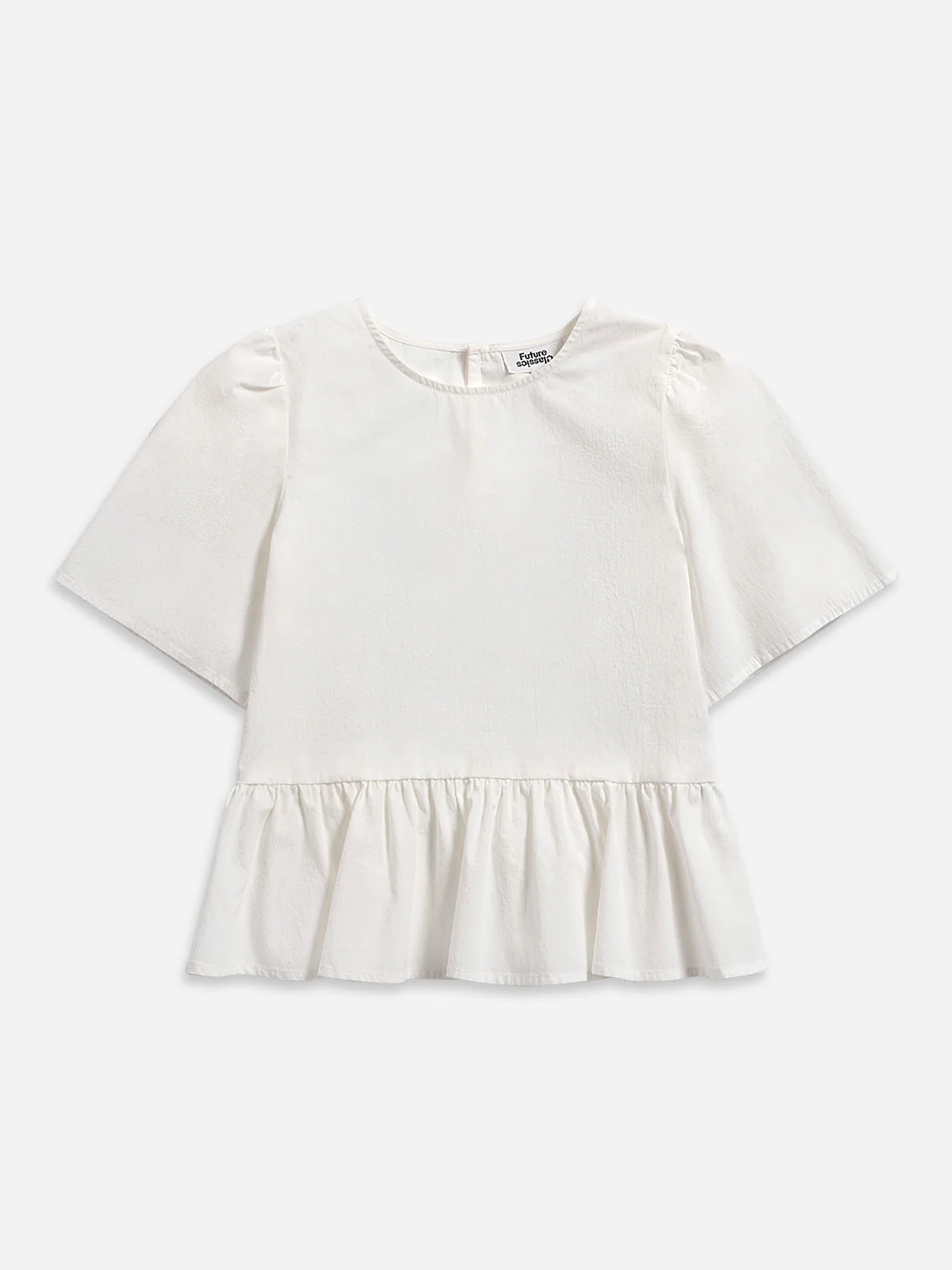 Puff Sleeves Gathered Blouse