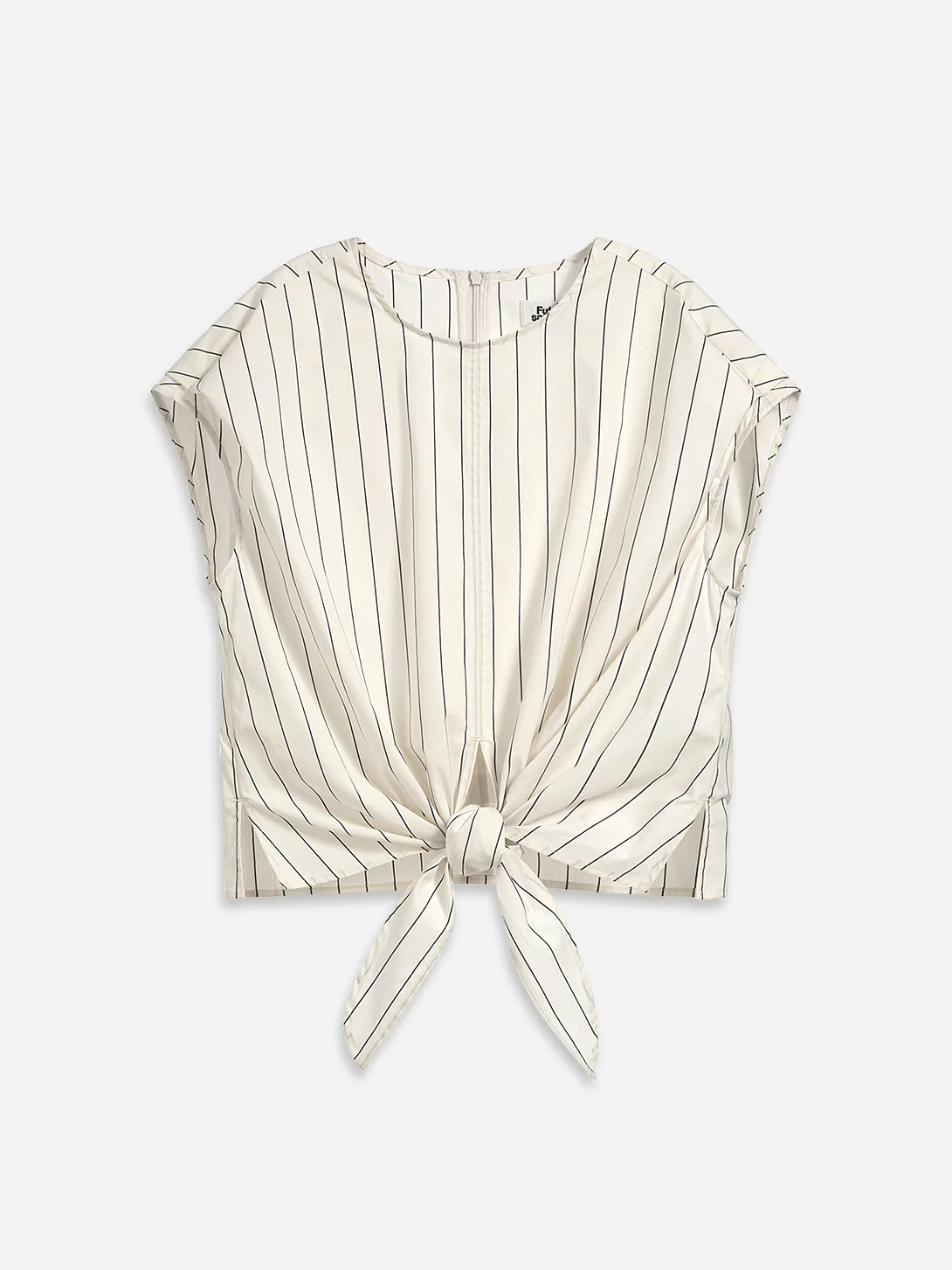Striped Tie Waist Top