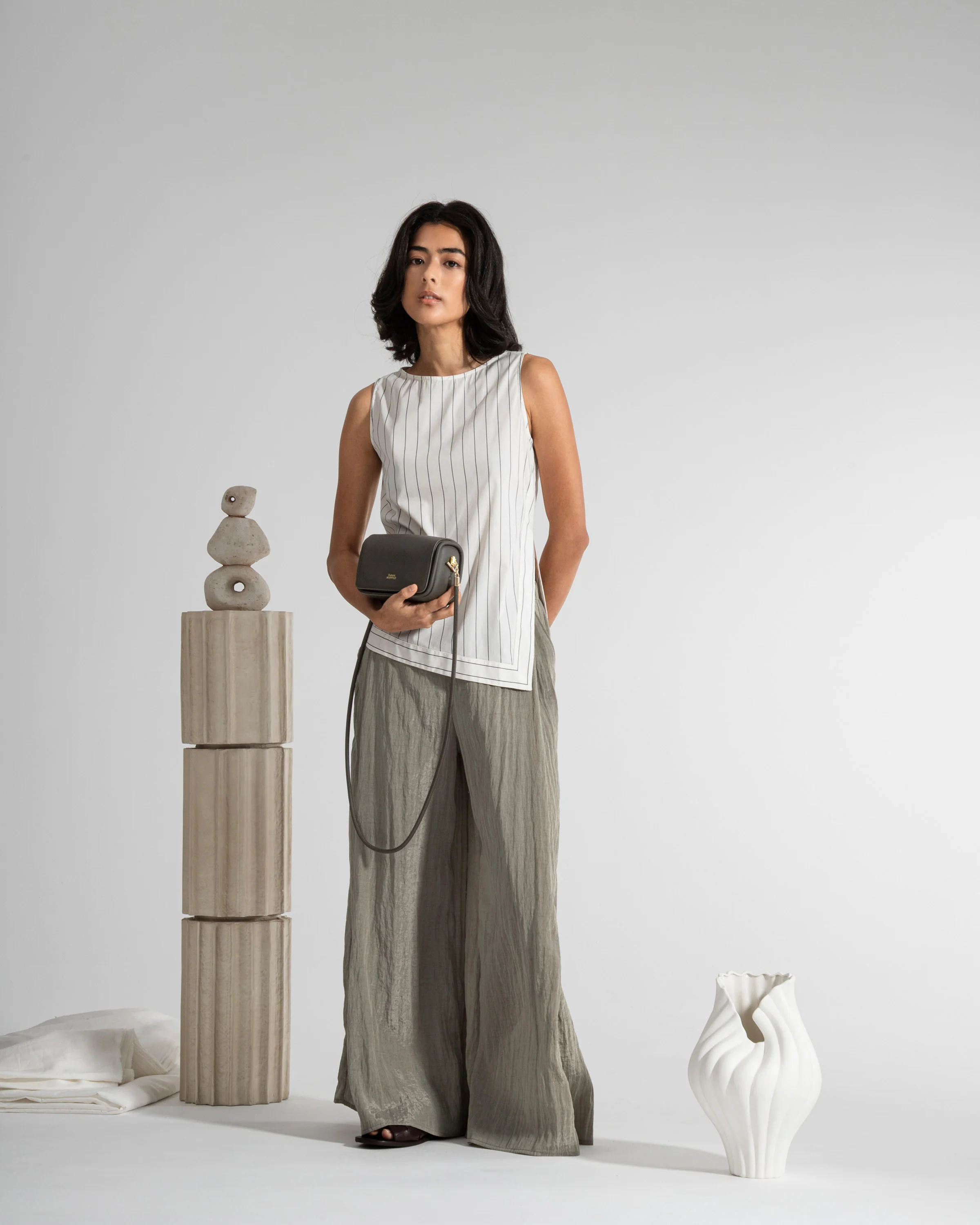 Striped Asymmetric Tank - Image 4