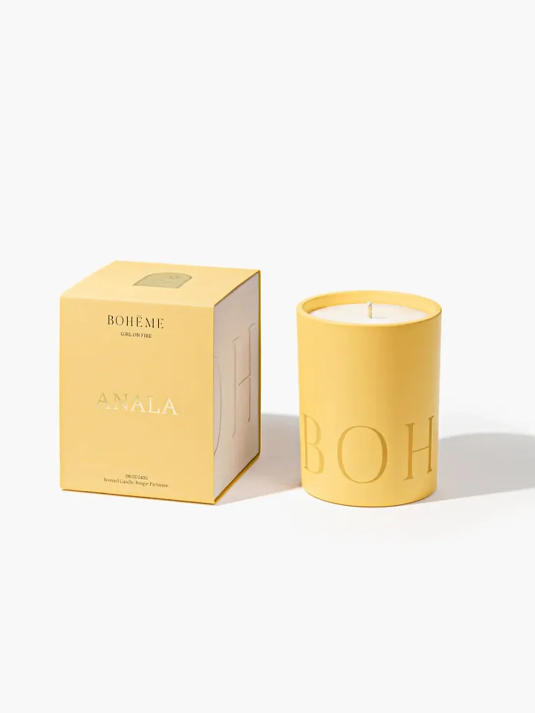 Girl On Fire Candle