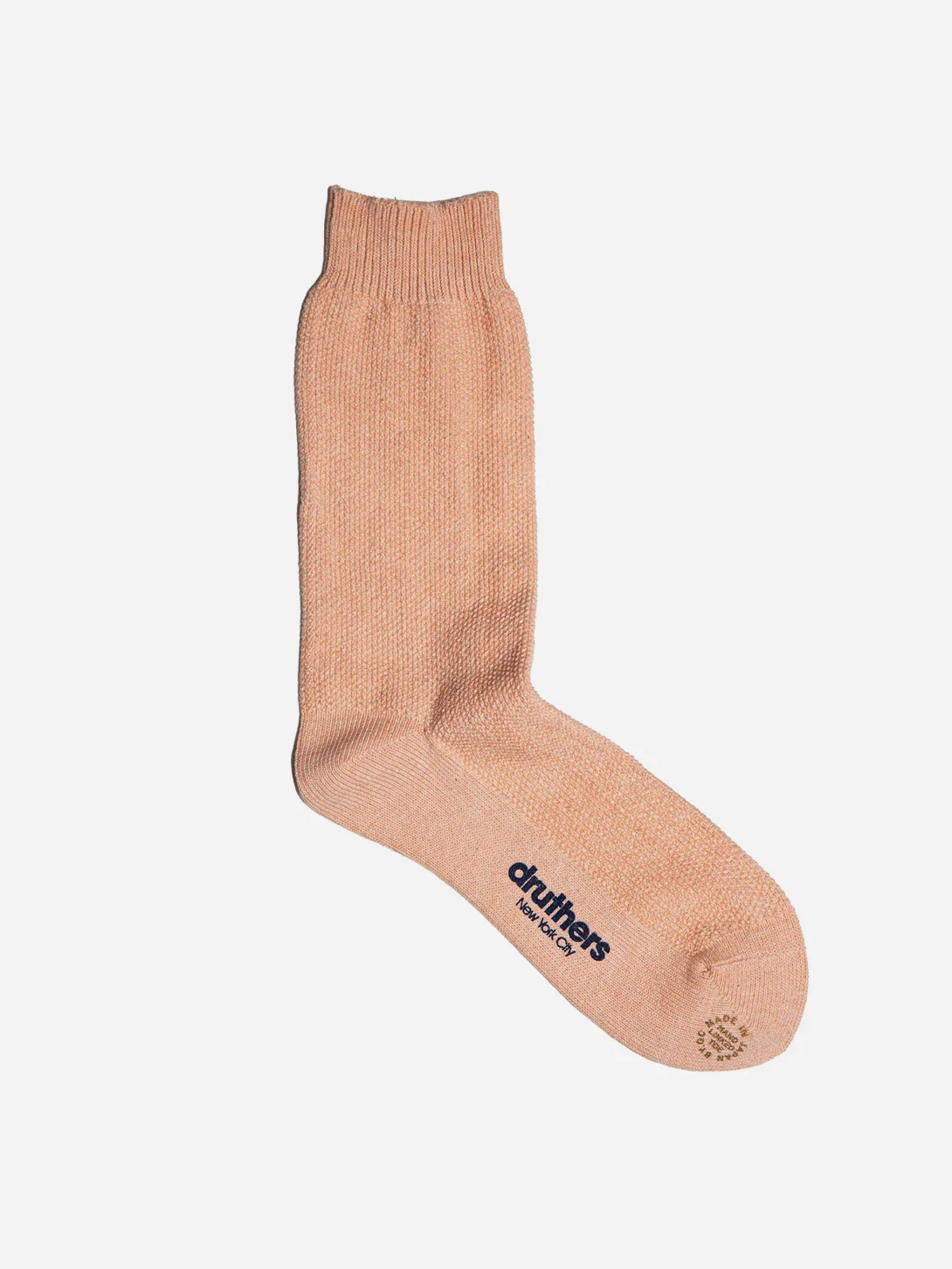 Organic Cotton Pique Dress Sock - Image 3