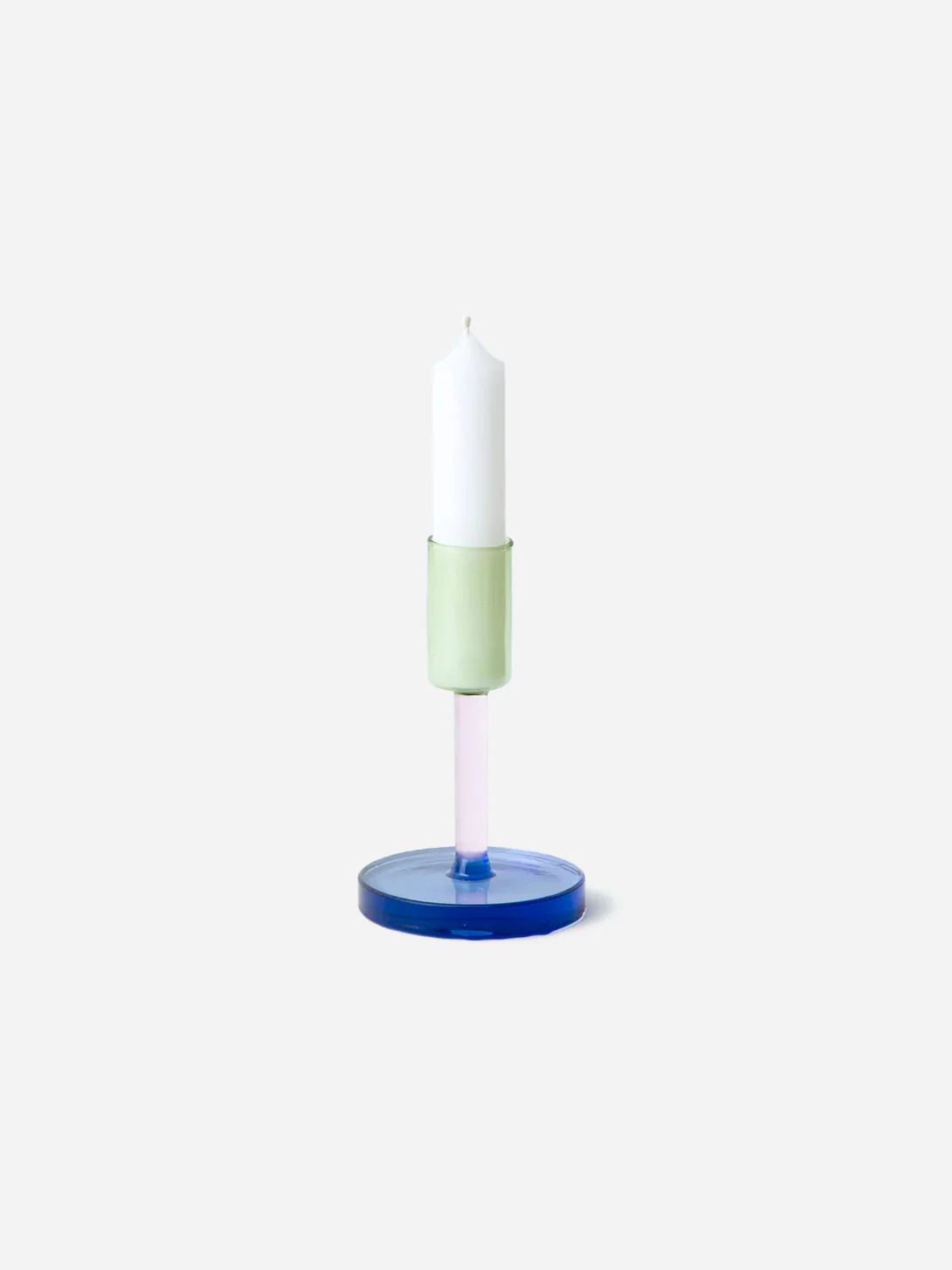Glass Candlestick - Medium