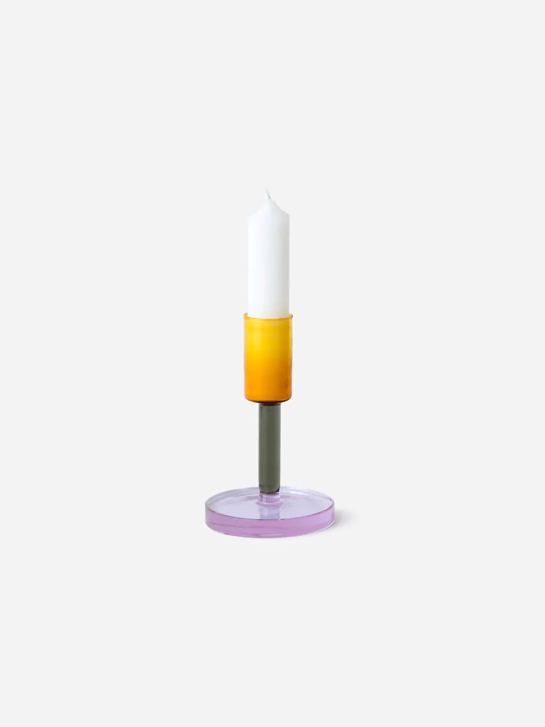 Glass Candlestick - Medium - Image 2