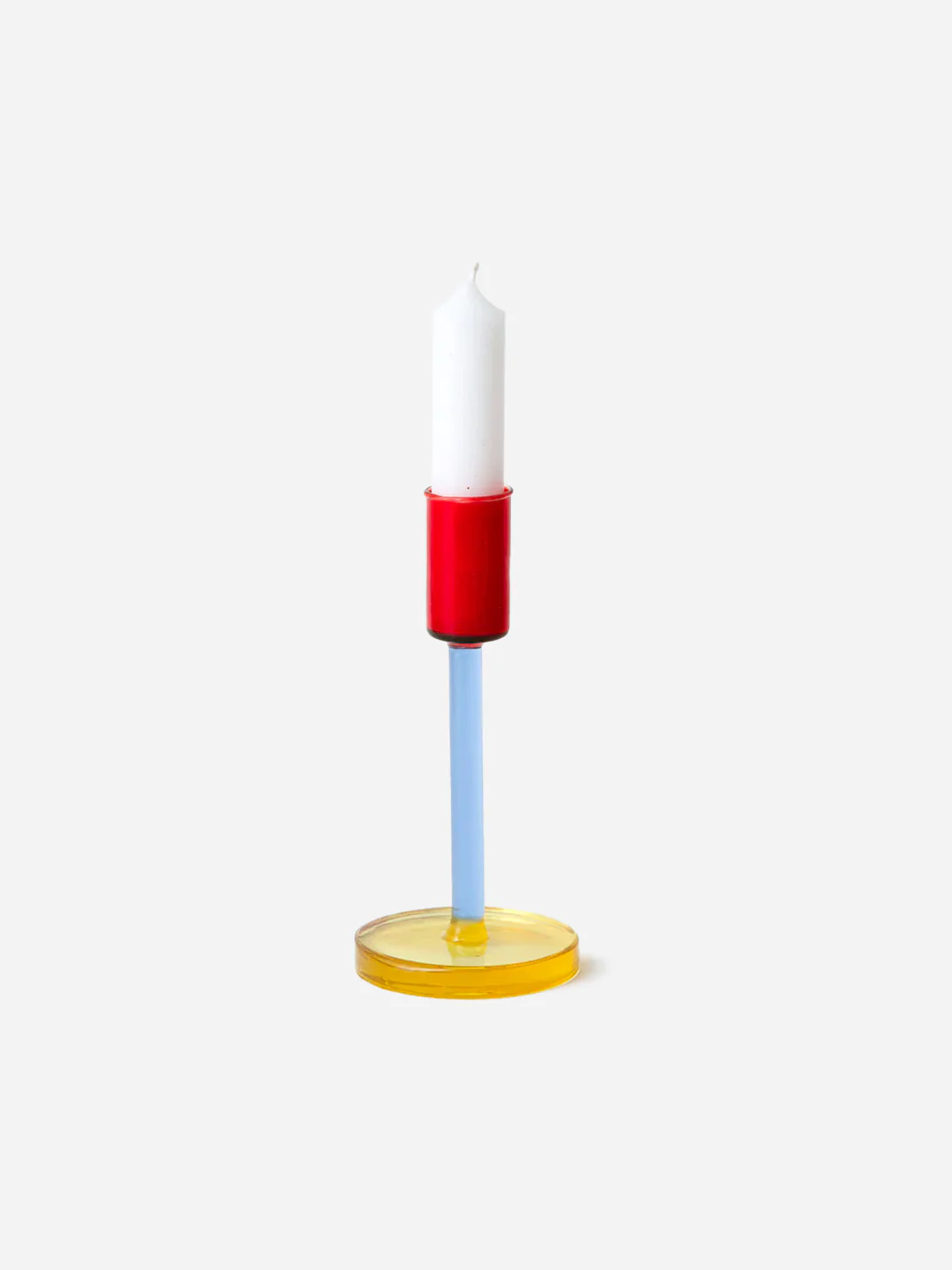 Glass Candlestick - Tall