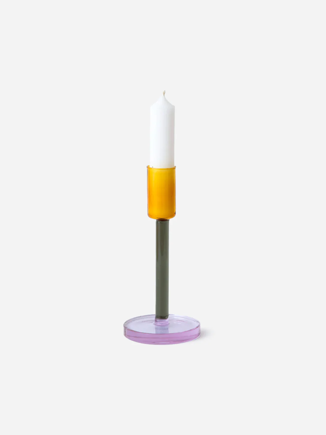Glass Candlestick - Tall - Image 2