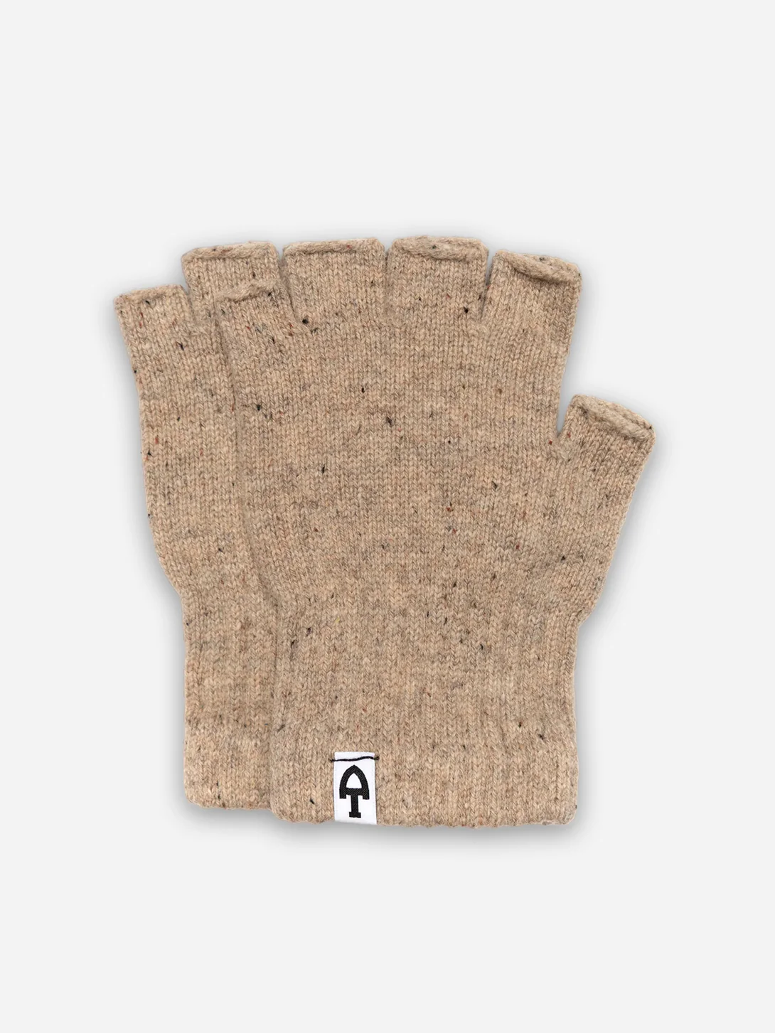 Merino Donegal Fingerless Gloves - Image 3