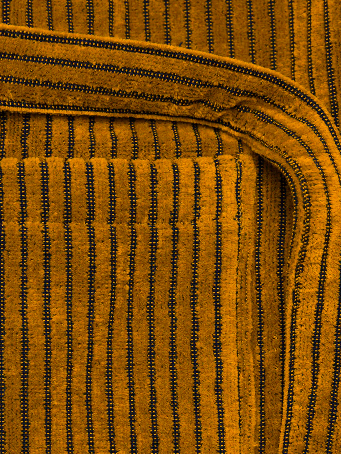 Santiago Striped Velour Long Robe - Image 4