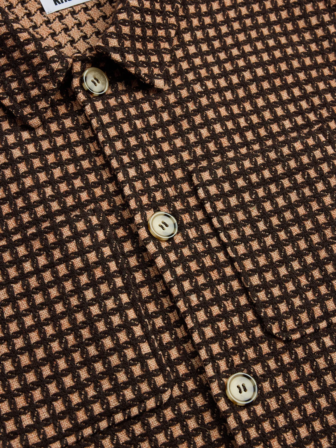 Wool Check Overshirt - Image 3