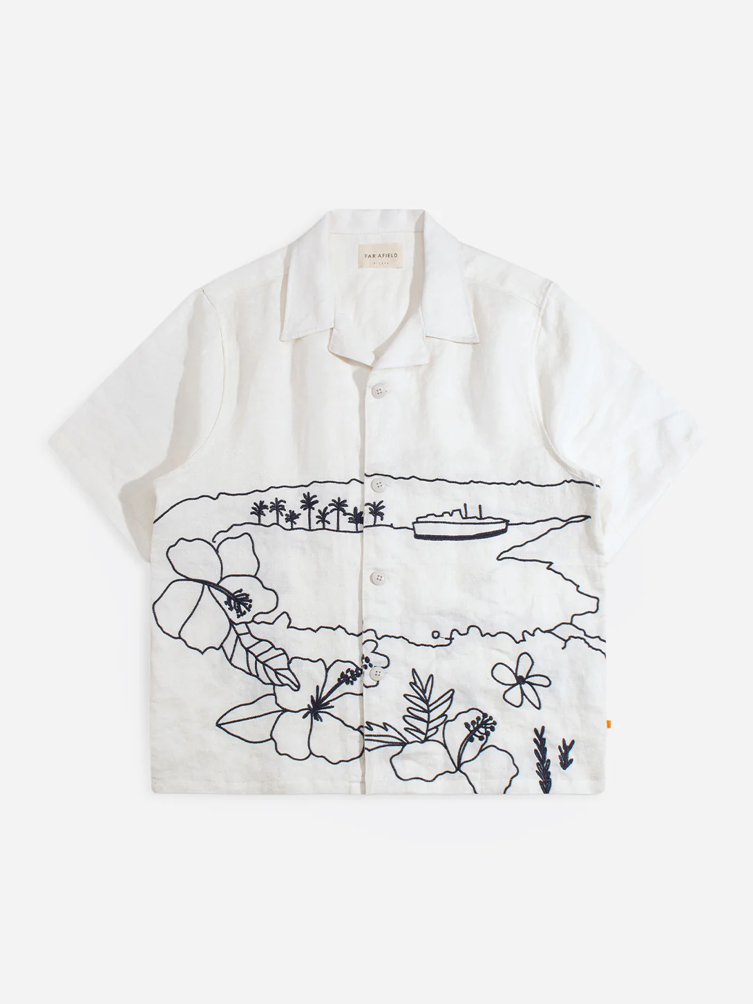 Veloso Shirt - Embroidered Landscape