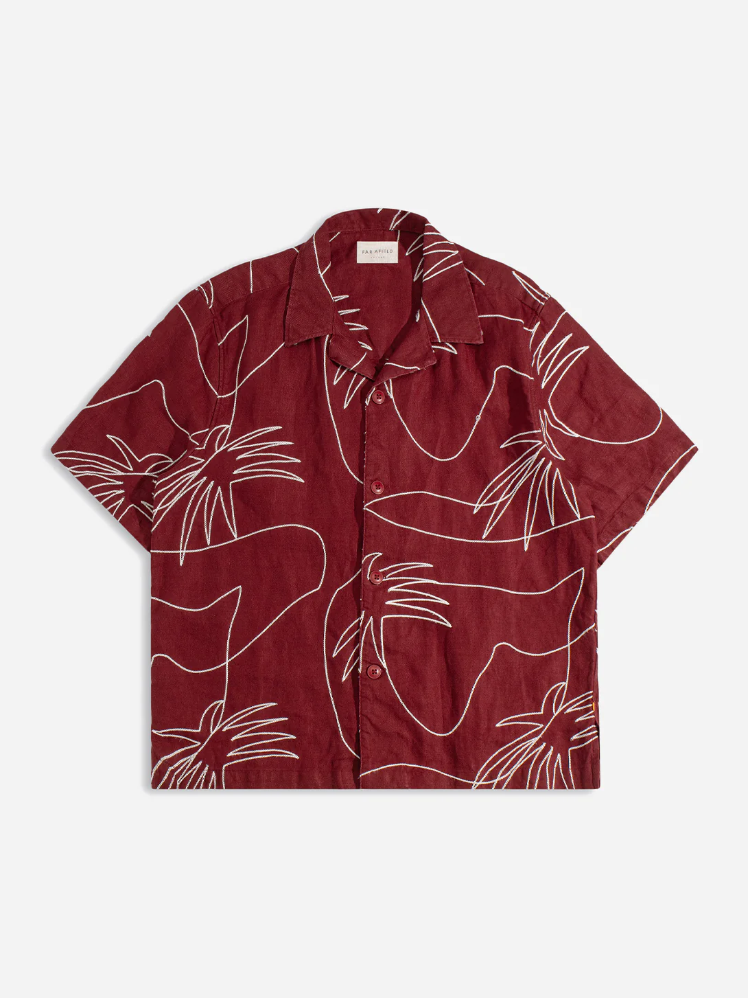 Veloso Shirt - Embroidered Palms