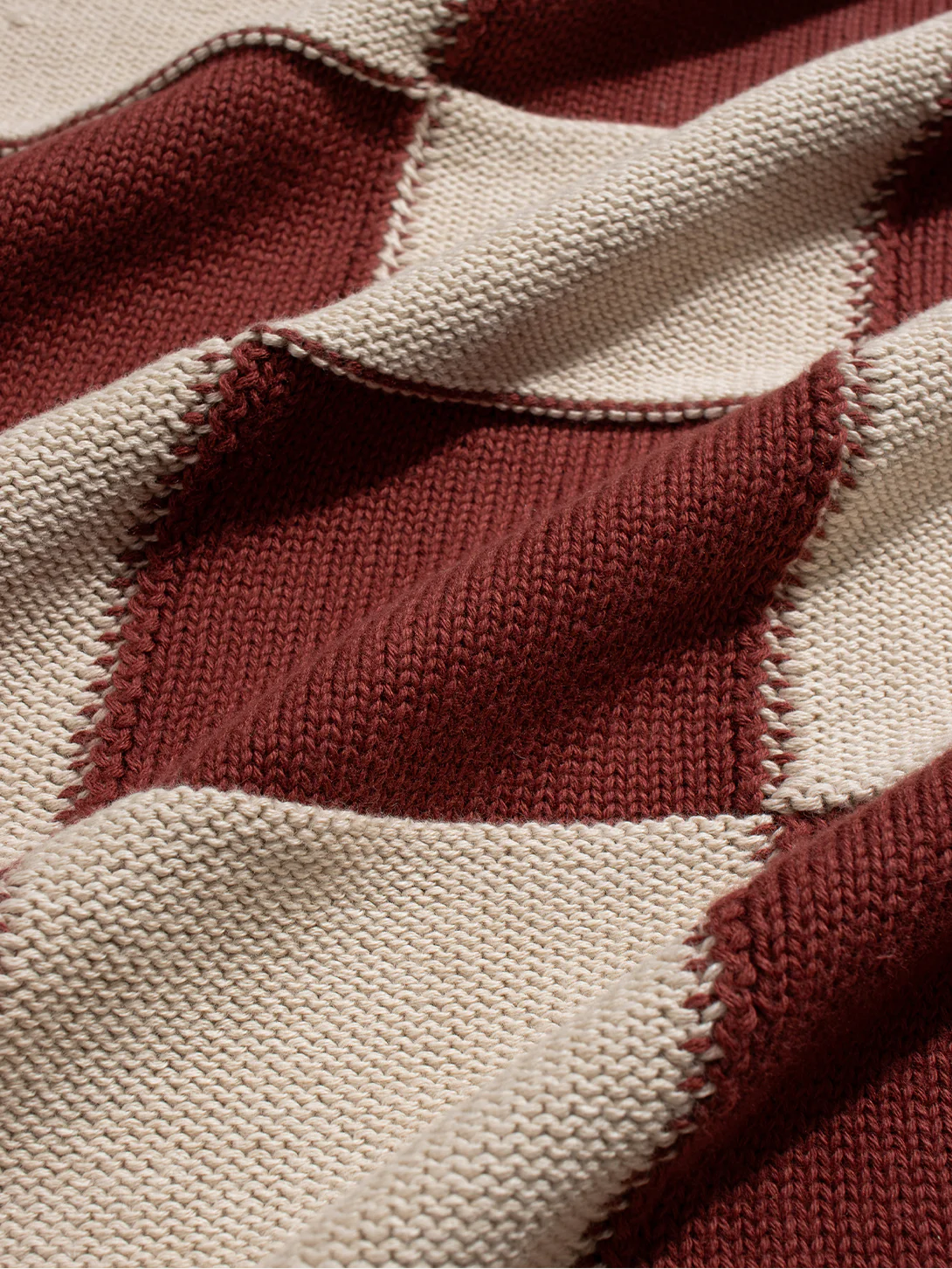 Velzy Knitted LS Shirt - Square Patchwork - Image 3