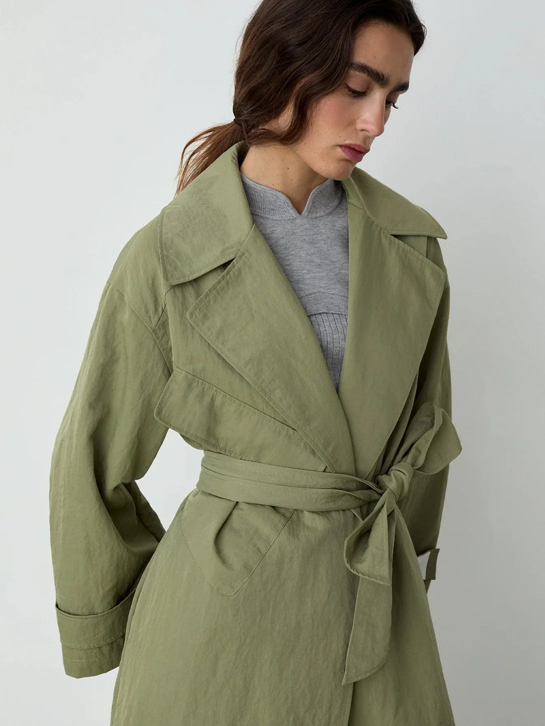 Londres Khaki Trench - Image 3