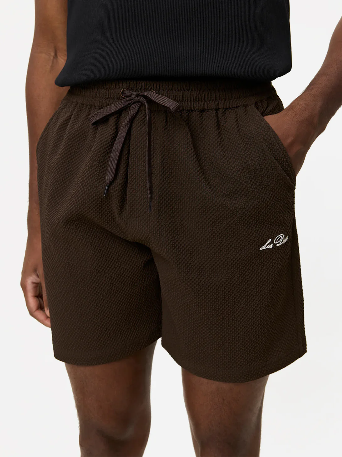 Stan Seersucker Swim Shorts - Image 5