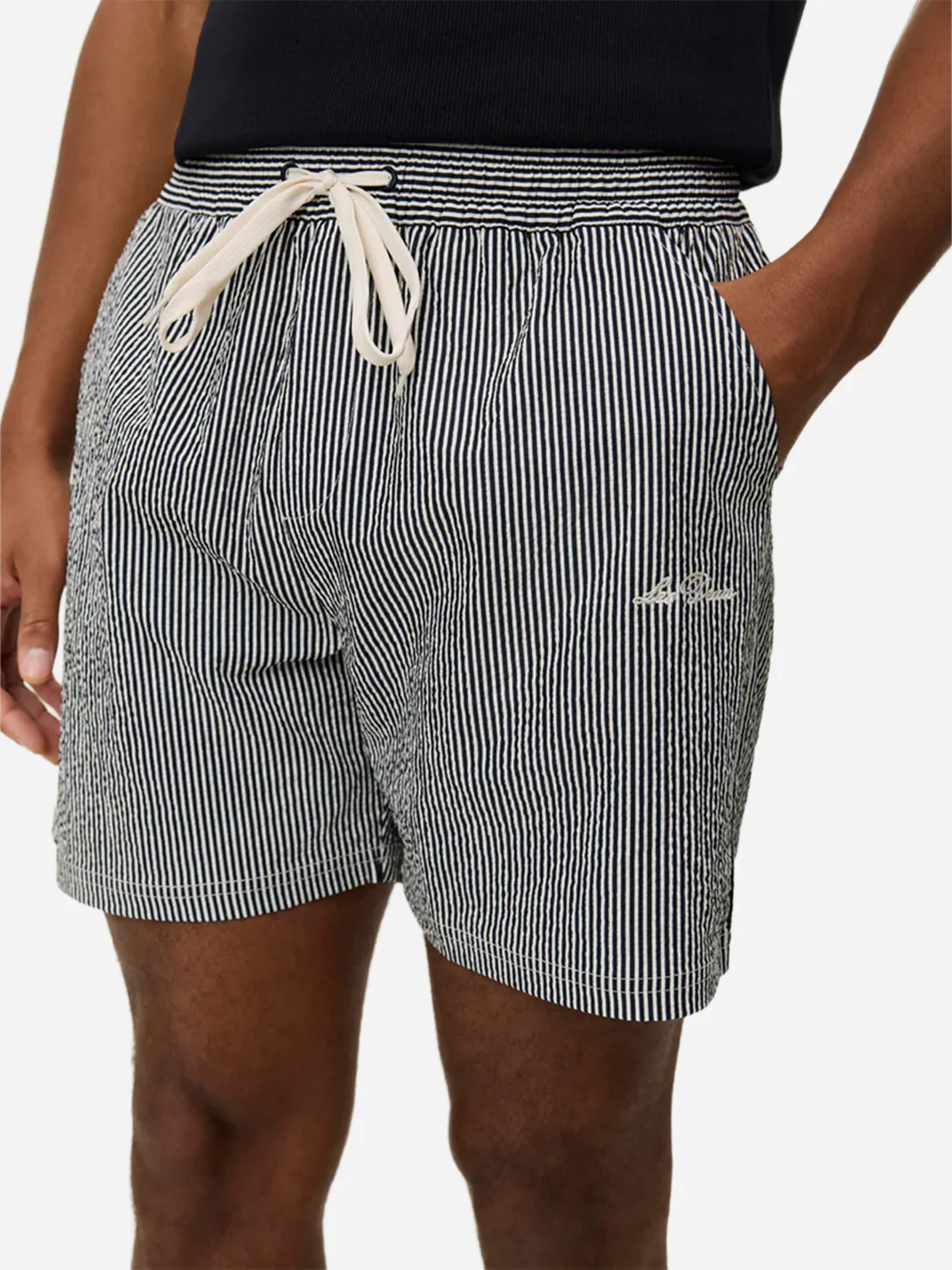 Stan Seersucker Swim Shorts - Image 8
