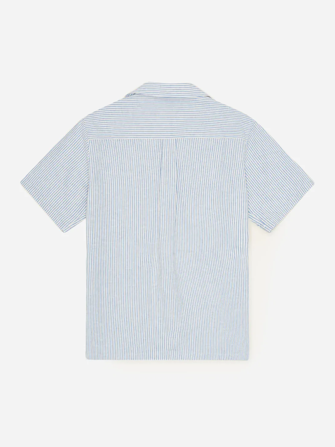 Lukas Stripe Cotton Linen SS Shirt - Image 3