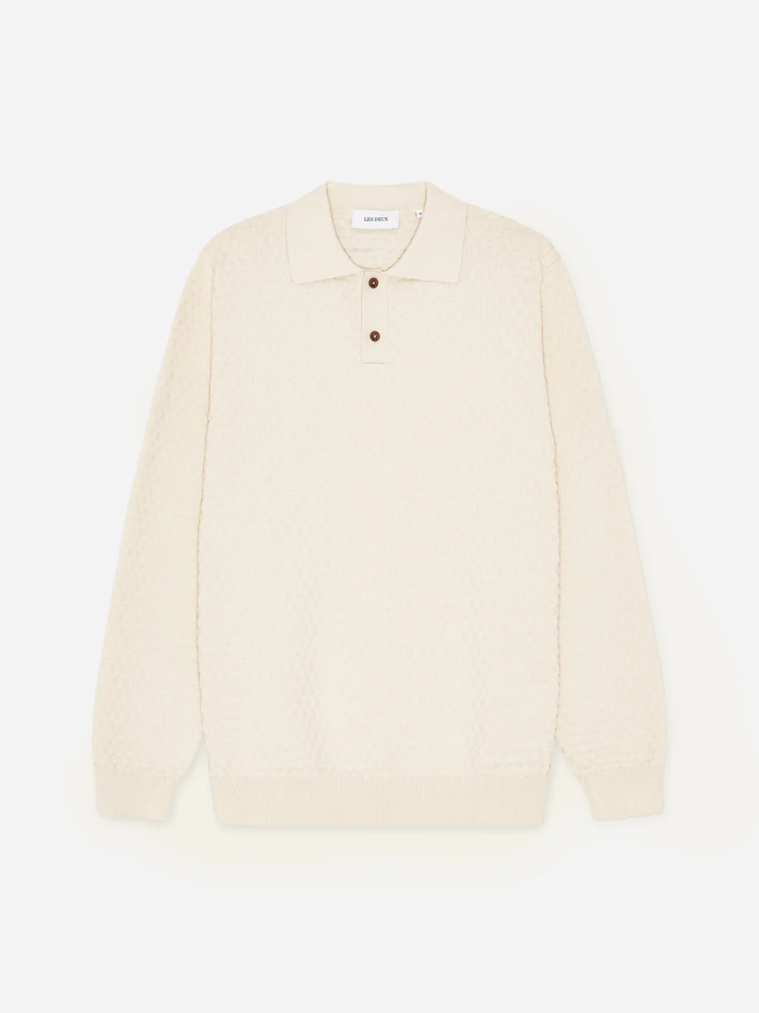 Billy Weave Knitted LS Polo - Image 4