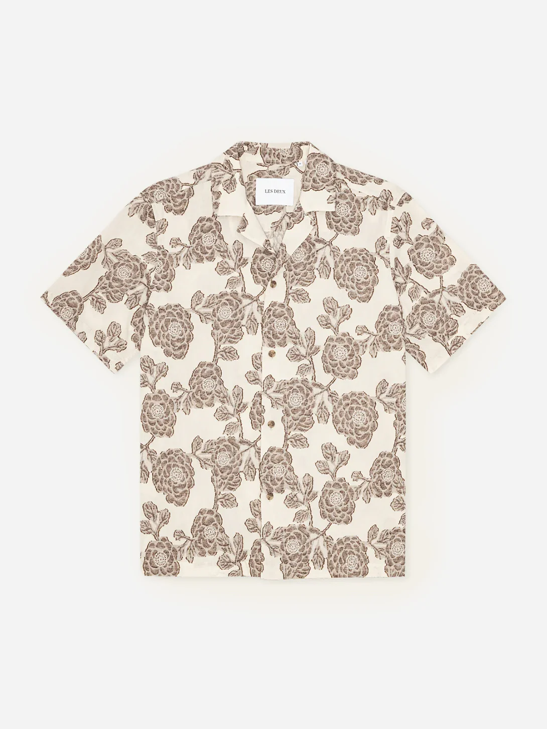 Lesley Flower Jacquard SS Shirt