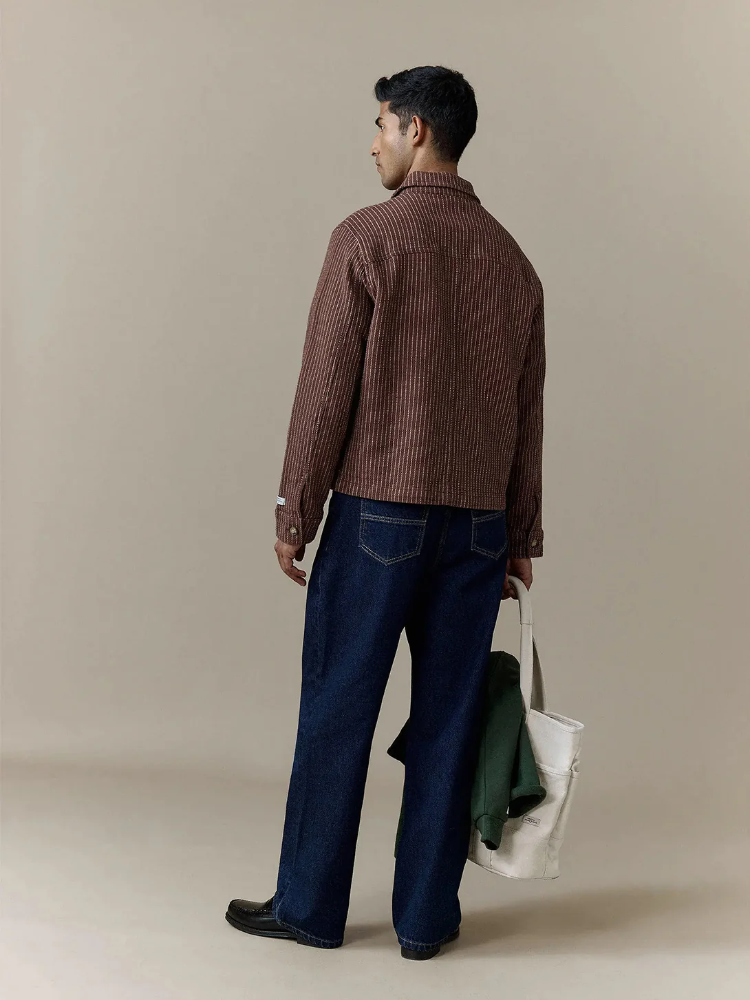 Sorrento Cropped Boxy Overshirt - Image 3